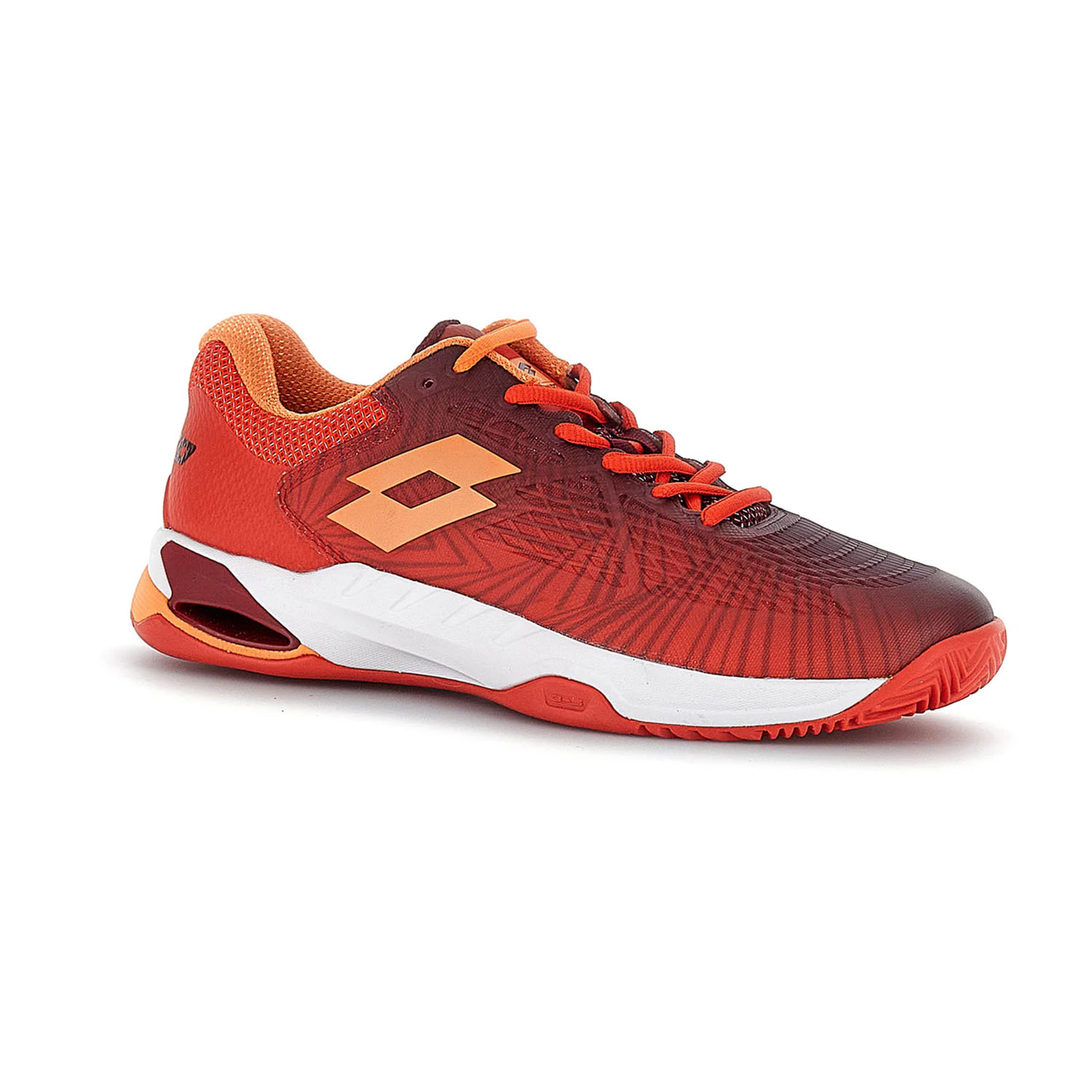 Lotto Mirage 100 II Clay - Grenadine Red/Tawny Red/Nectarine