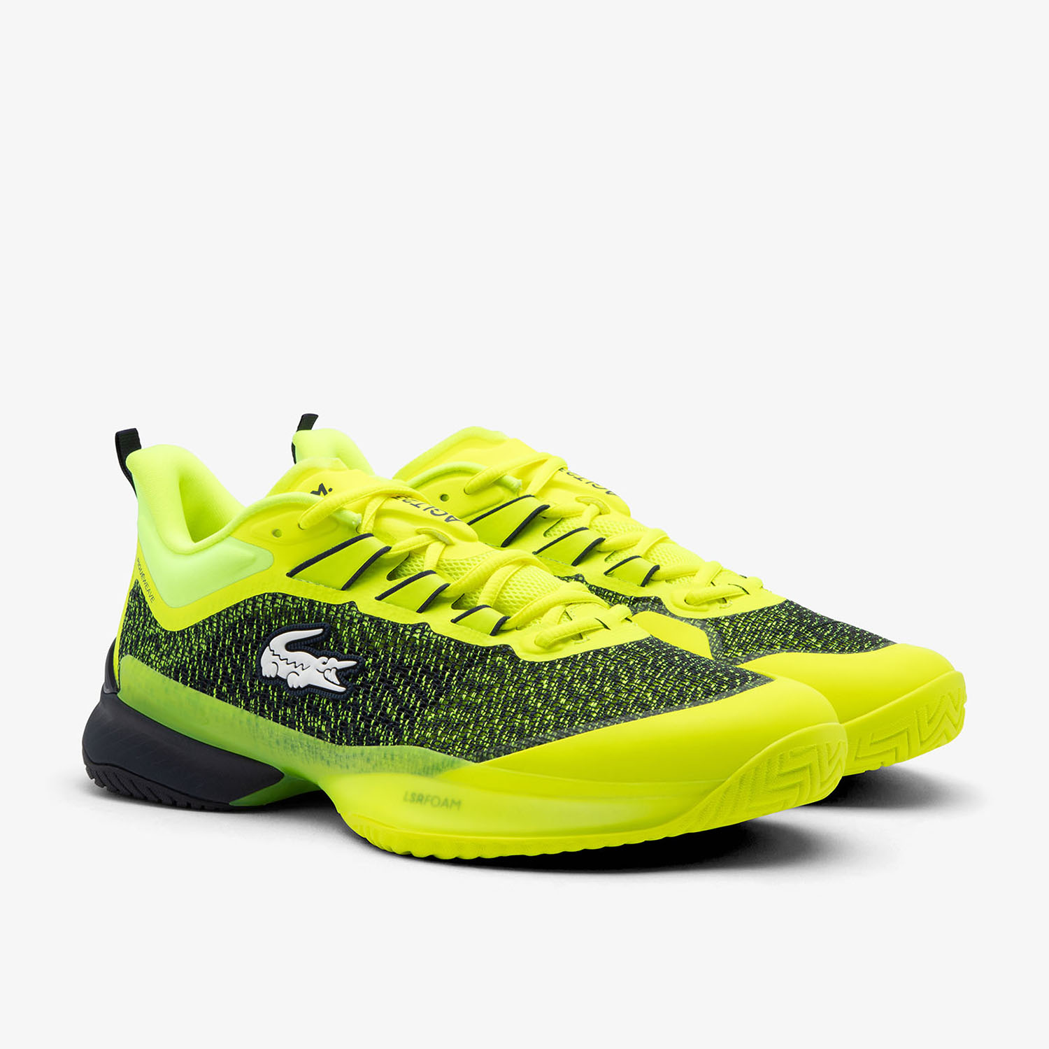 Lacoste AG-LT23 Ultra x Medvedev Men's Tennis Shoes Yellow/Navy