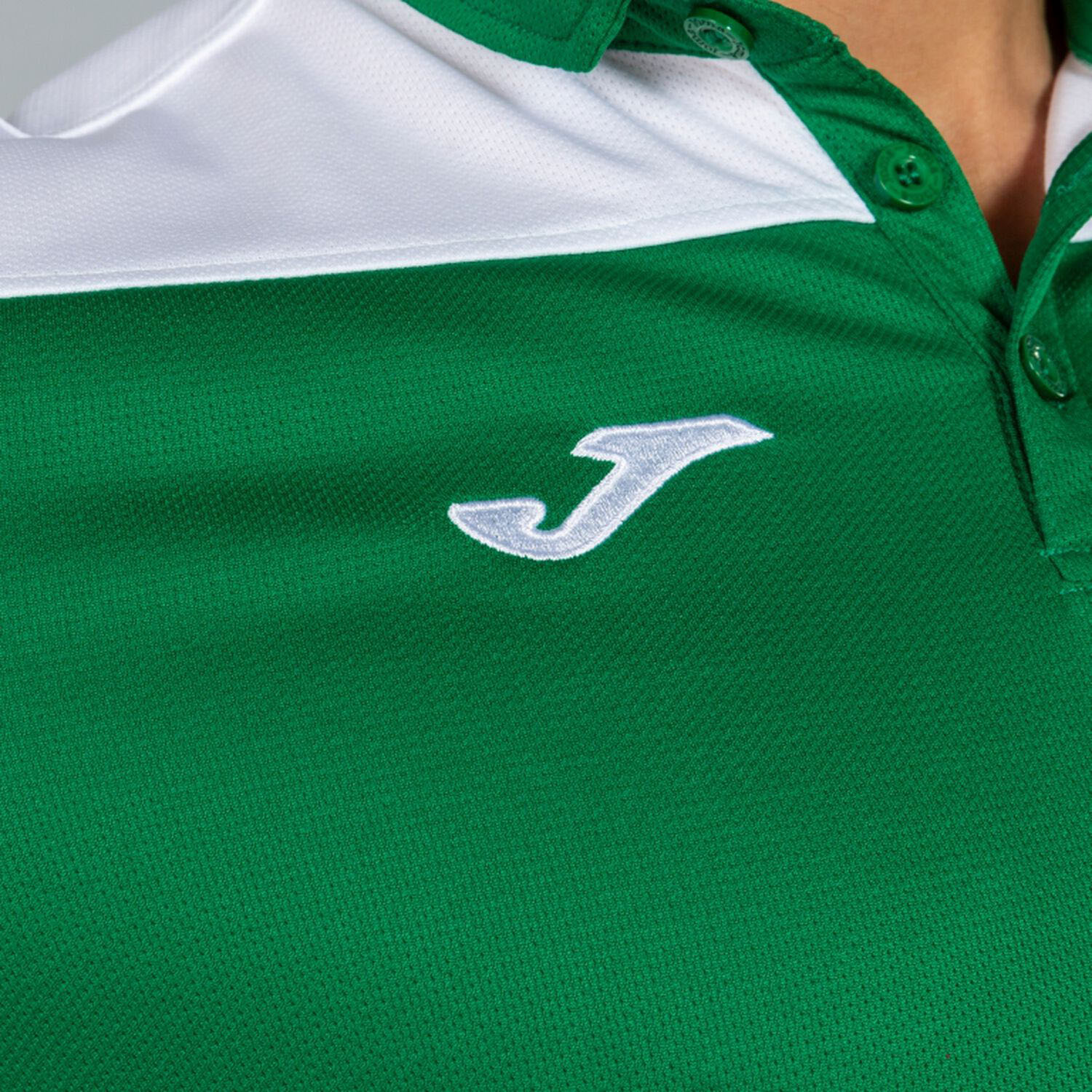 Joma Hobby II Polo - Green/White