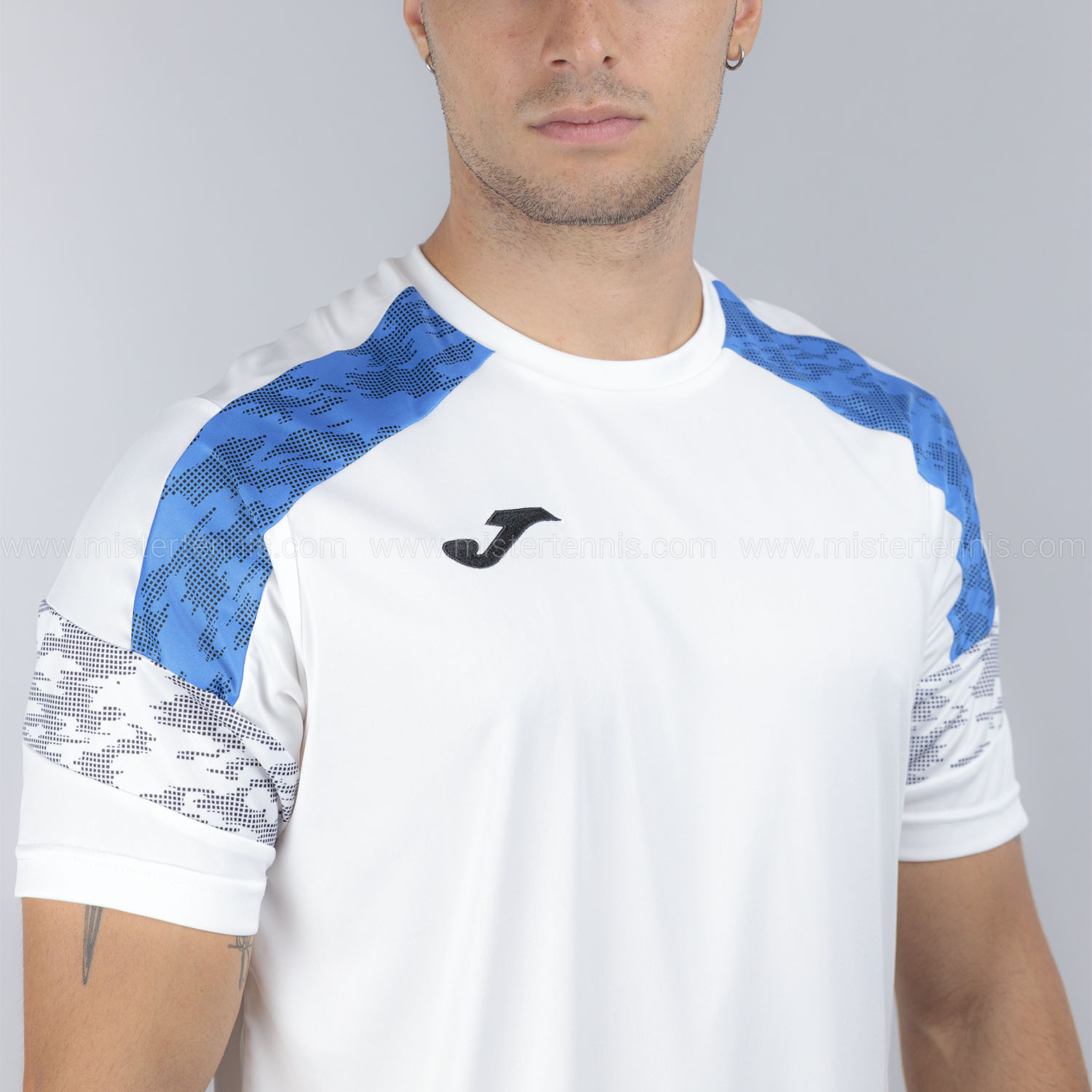 Joma Championship VIII Camiseta - White/Royal Blue