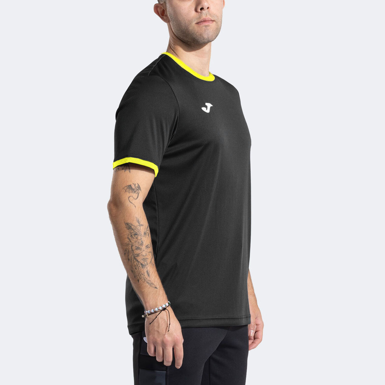 Joma Combi Premium Camiseta - Black/Yellow