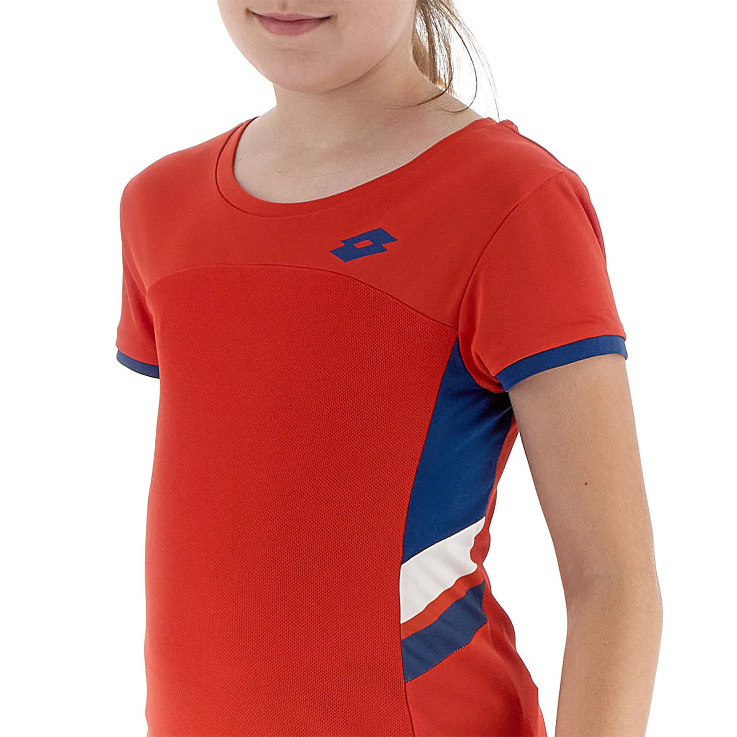 Lotto Squadra III Maglietta Bambina - Flame Red
