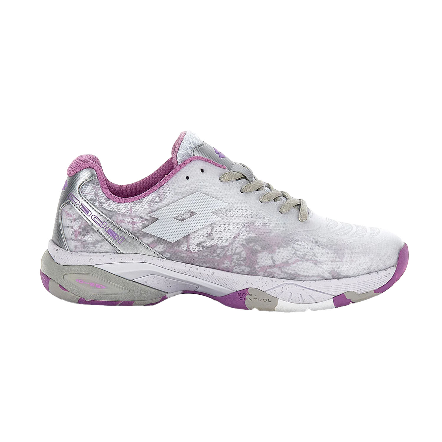 Lotto Superrapida 200 IV - All White/Silver Metal/Violet