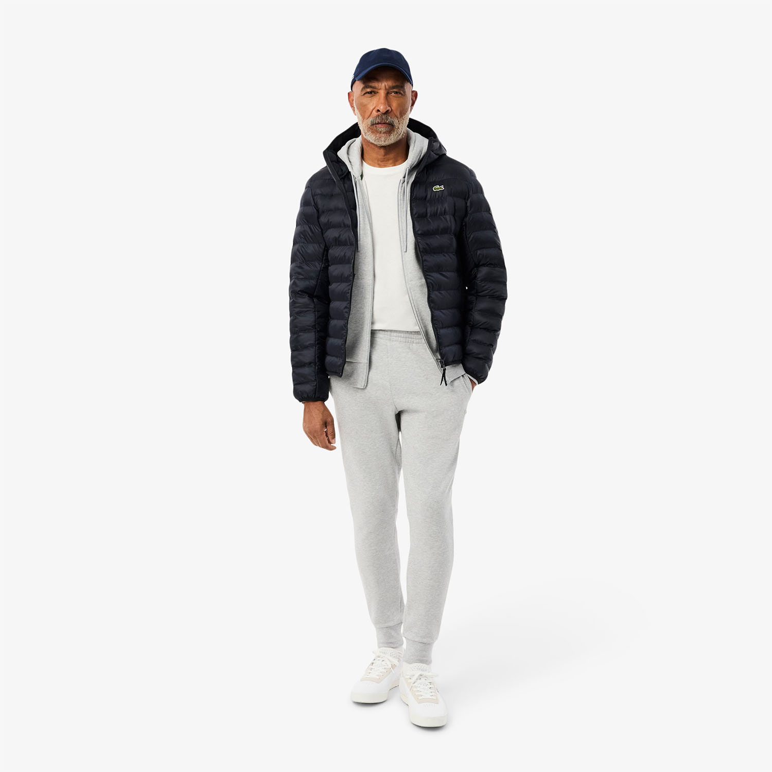 Lacoste Quilted Jacket - Abysm