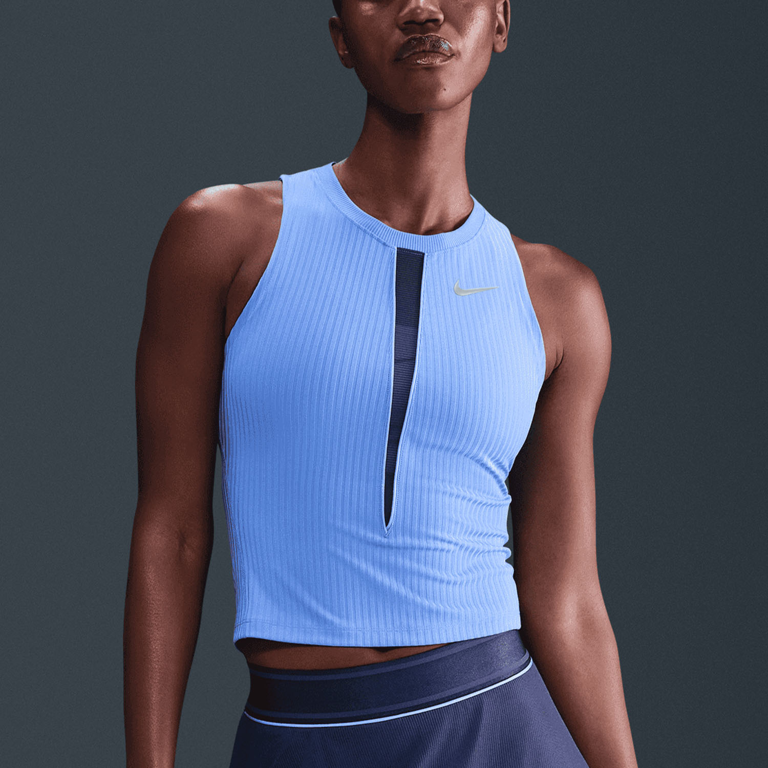 Nike Dri-FIT Slam Women's Padel Tank - Royal Pulse/Thunder Blue