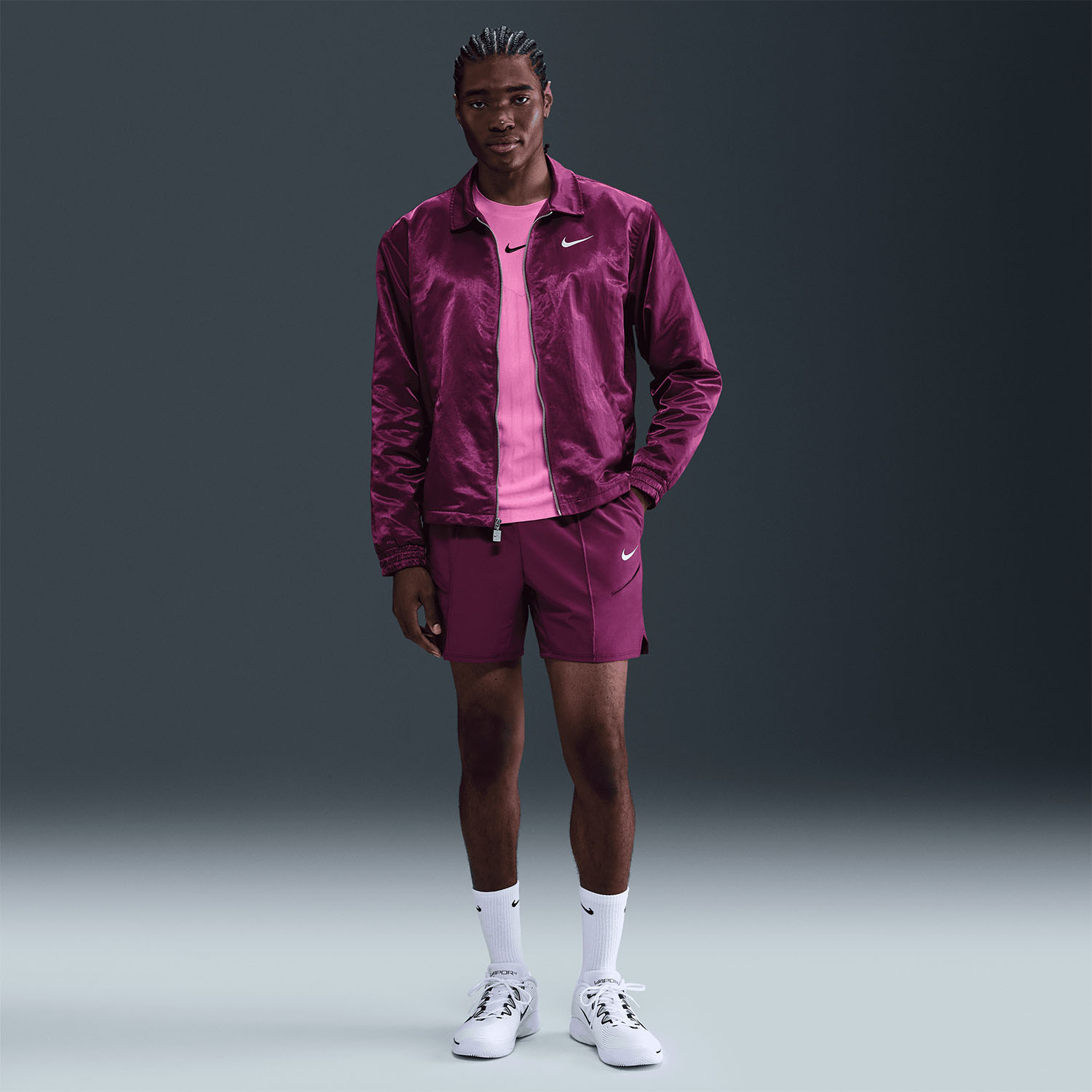 Nike Court Dri-FIT 6in Shorts - Bordeaux