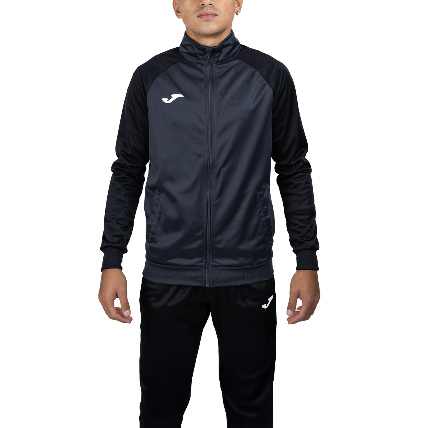 Joma Academy IV Tracksuit - Anthracite/Black