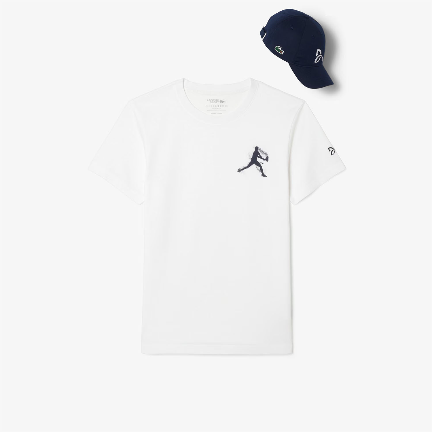 Lacoste X Novak Djokovic Set - Blanc/Bleu Marine