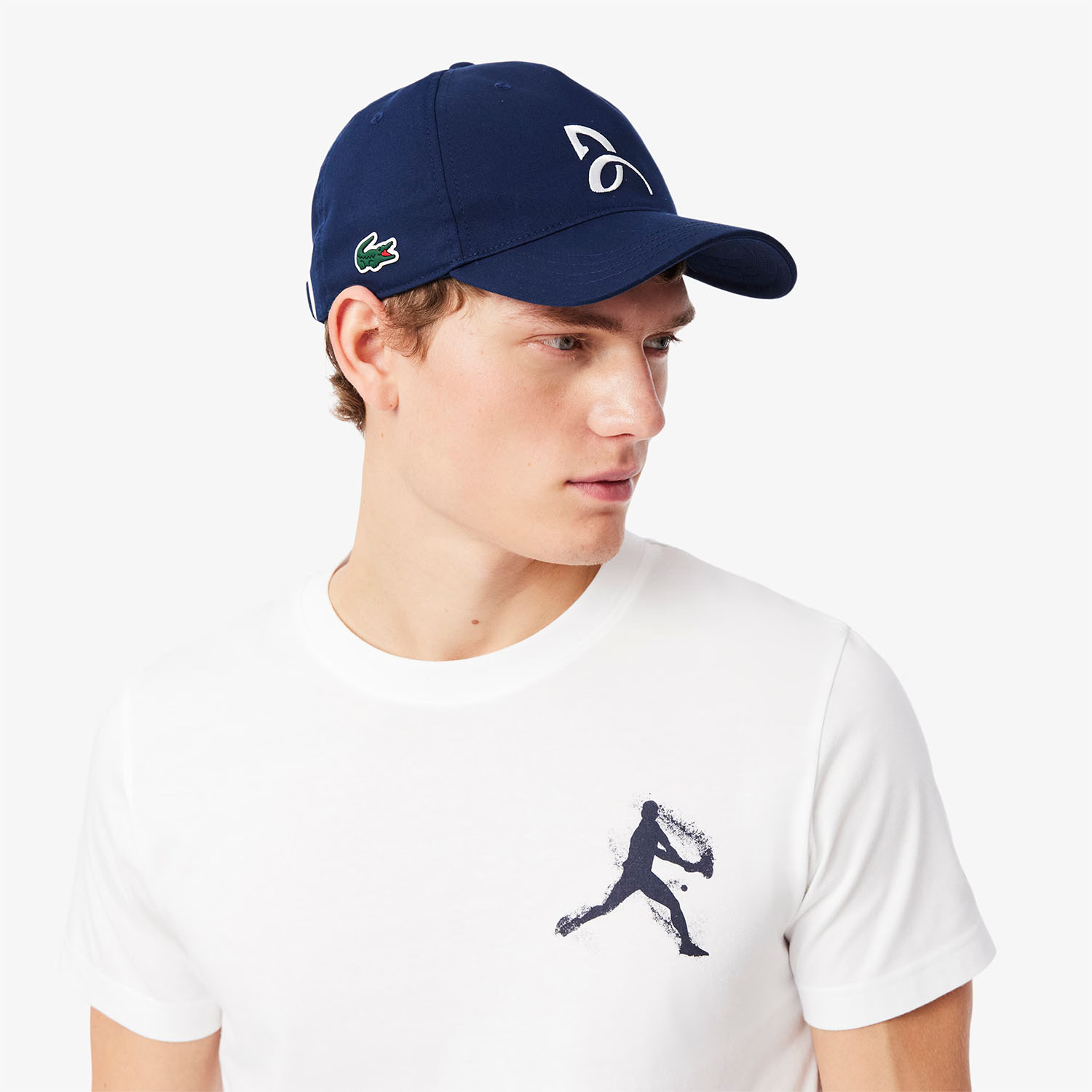 Lacoste X Novak Djokovic Set - Blanc/Bleu Marine