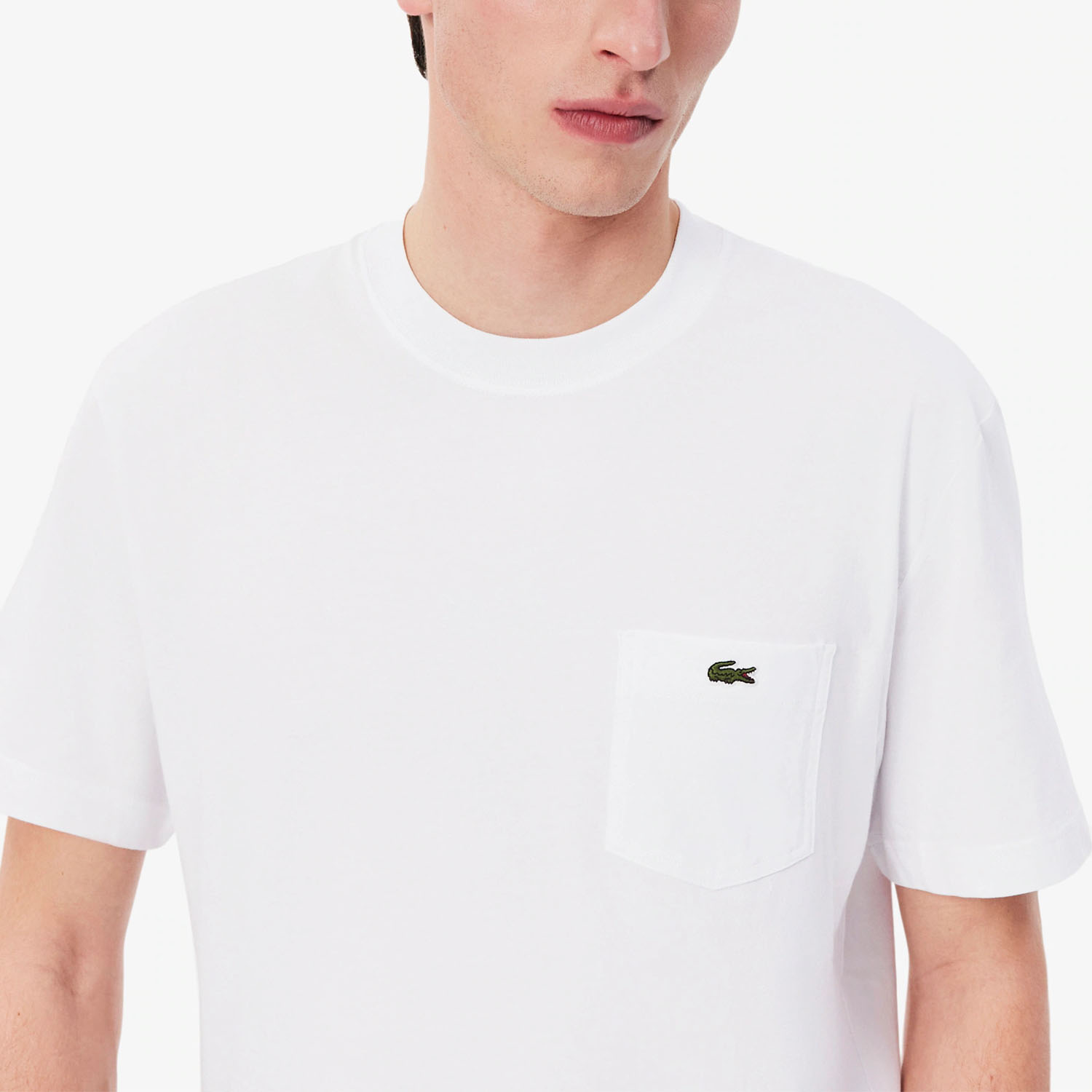 Lacoste Pocket Camiseta - Blanc