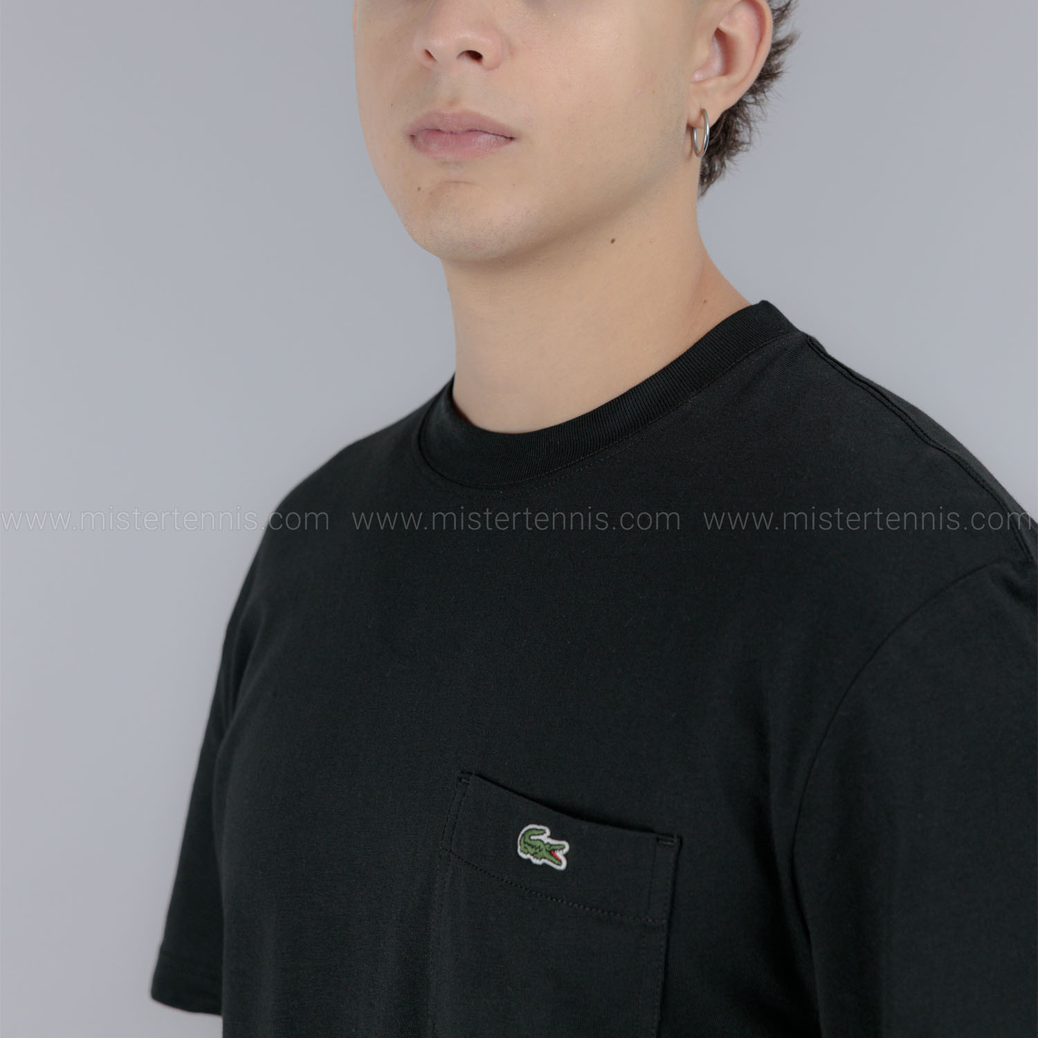 Lacoste Pocket Camiseta - Noir