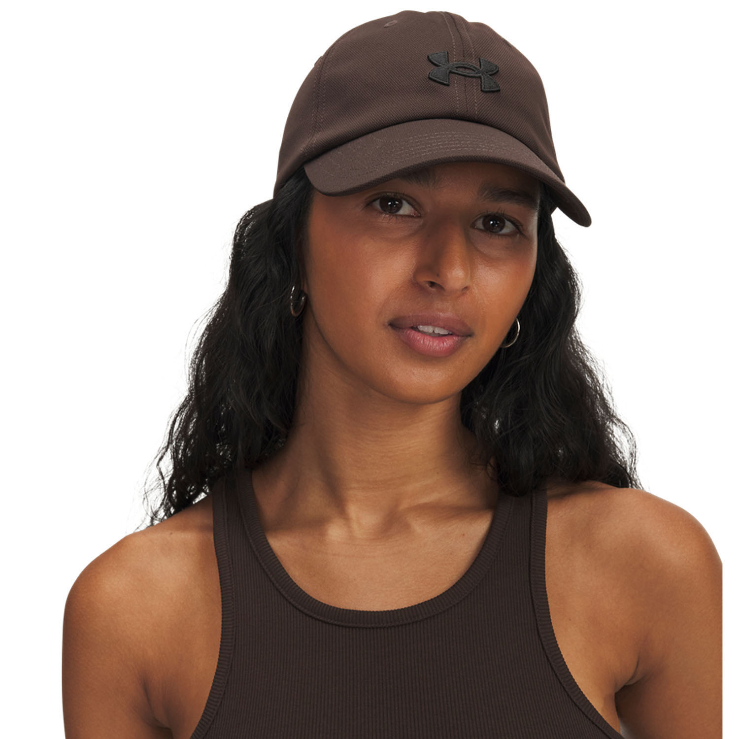 Under Armour Blitzing Gorra Mujer - Kona Brown/Black