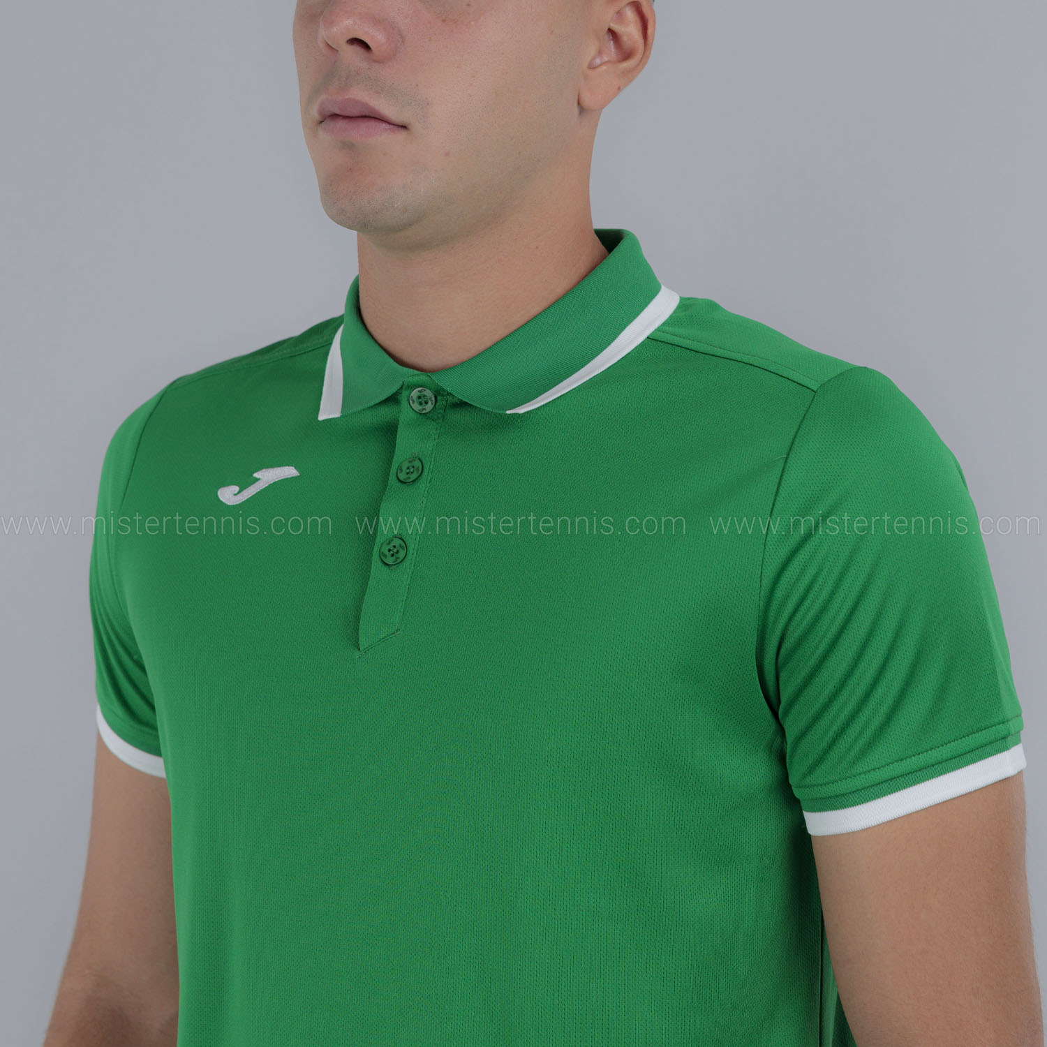 Joma Combi Premium Polo - Green/White