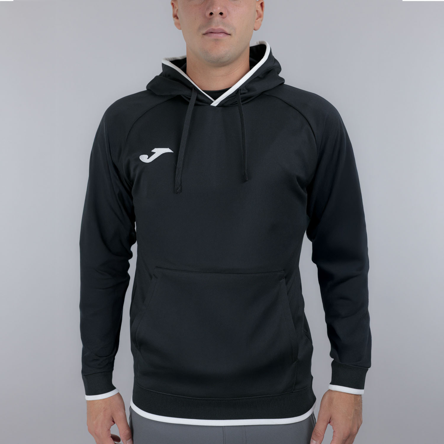 Joma Combi Premium Logo Sudadera - Black/White