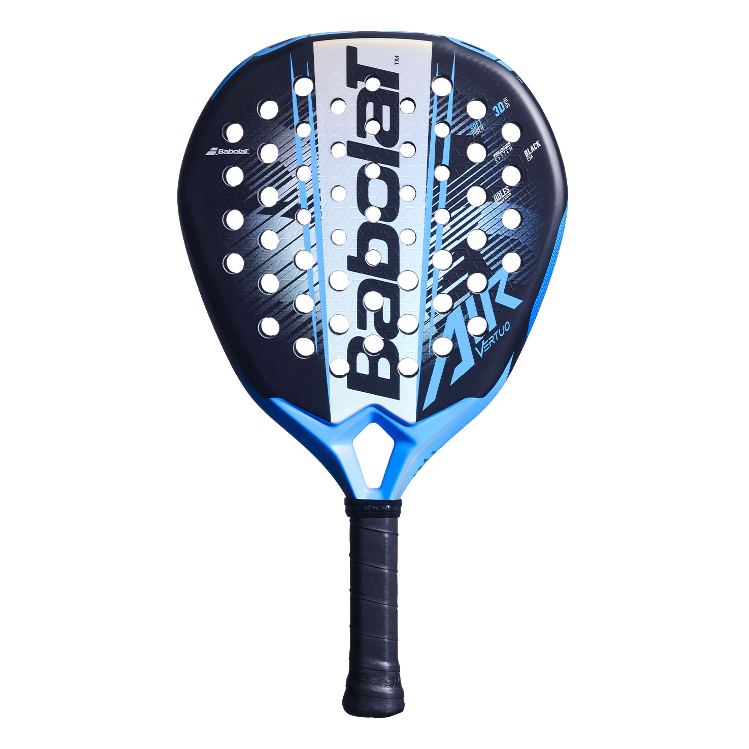 Babolat Air Vertuo 2.6 Padel - Black/Silver/Blue