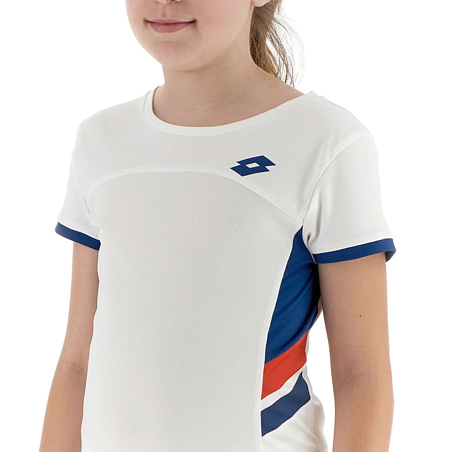 Lotto Squadra III Maglietta Bambina - Bright White