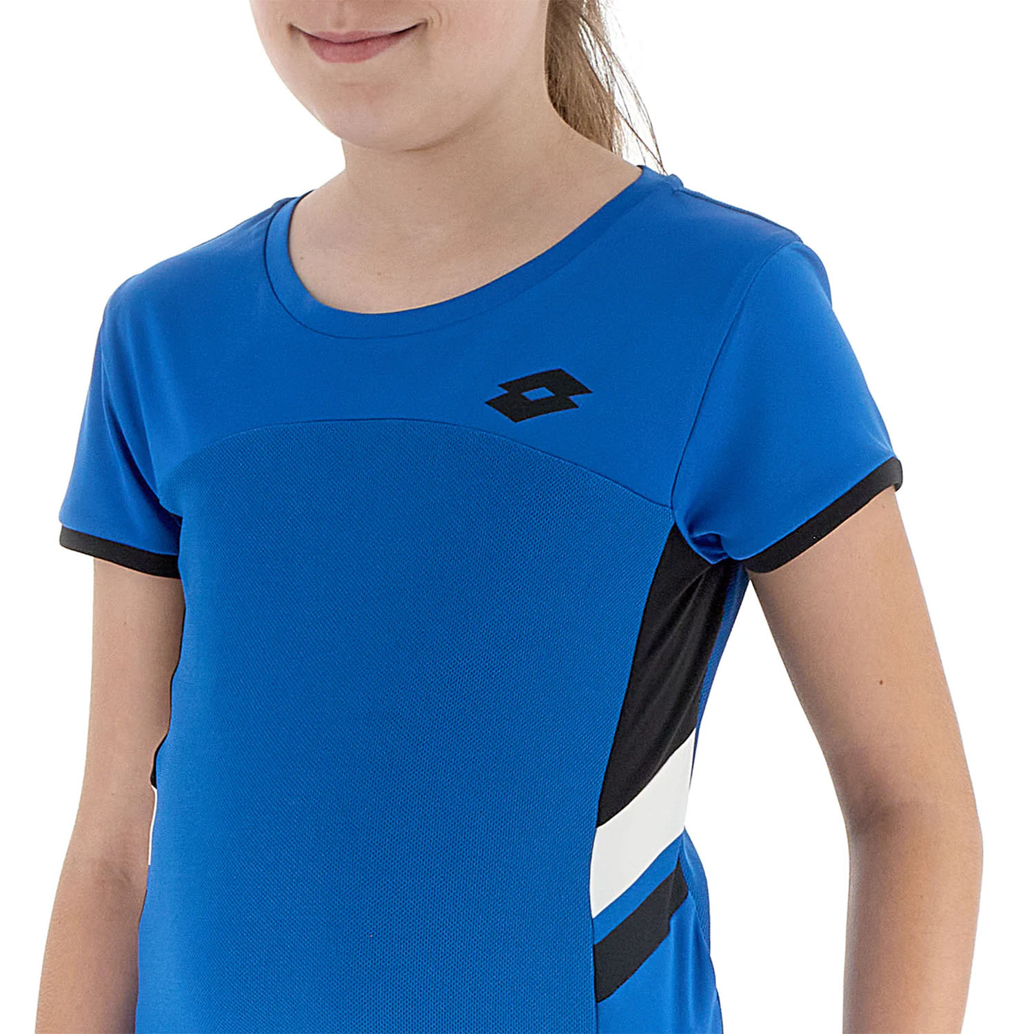 Lotto Squadra III Maglietta Bambina - Skydiver Blue