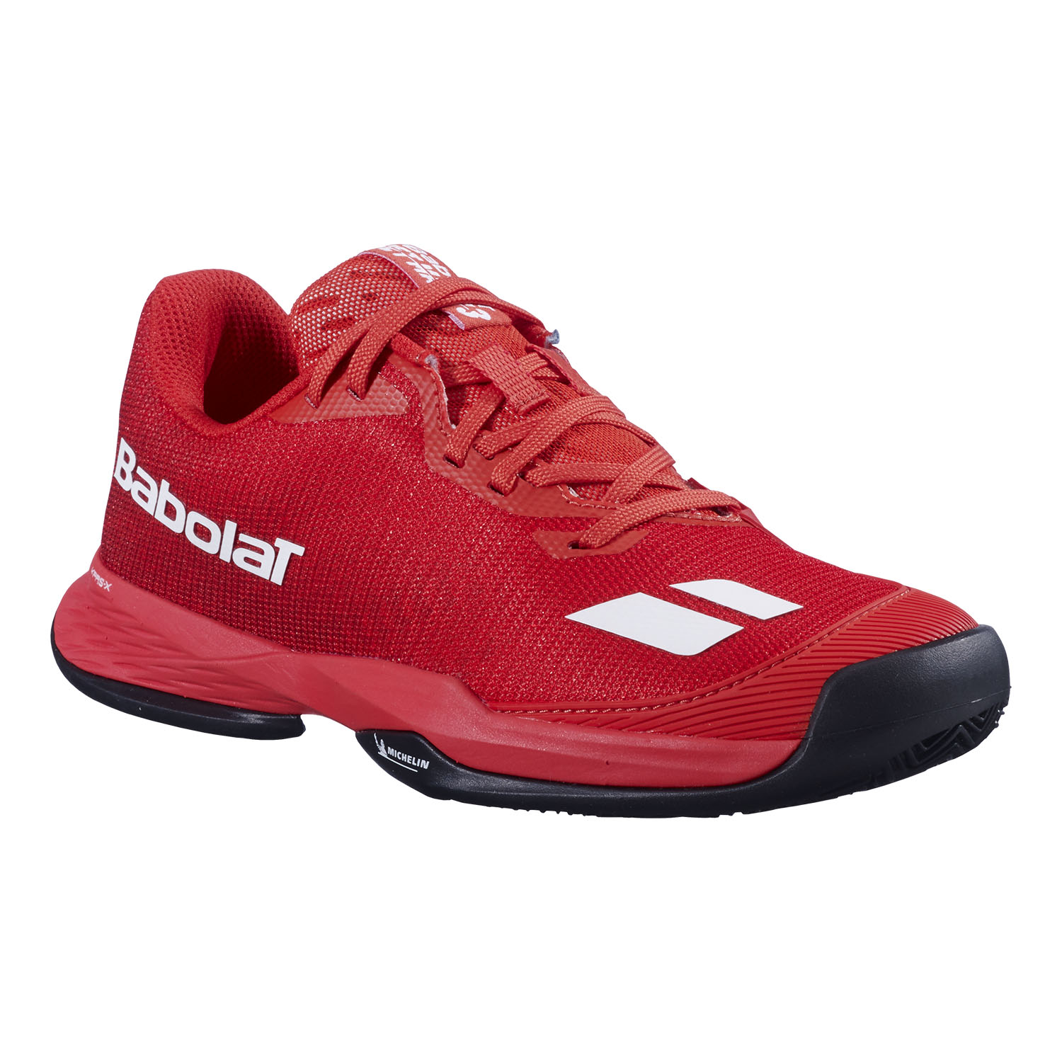 Babolat Jet Mach 3 Clay Niños - Cherry Tomato/White