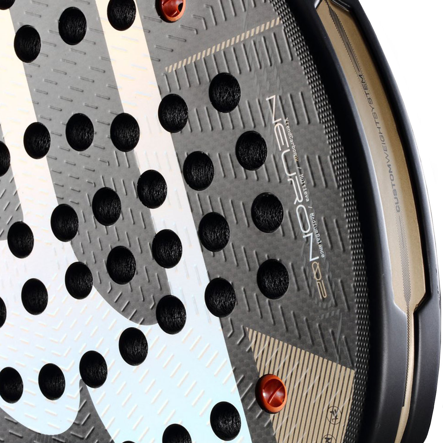 Bullpadel Neuron 02 Padel - Black/Silver/Gold