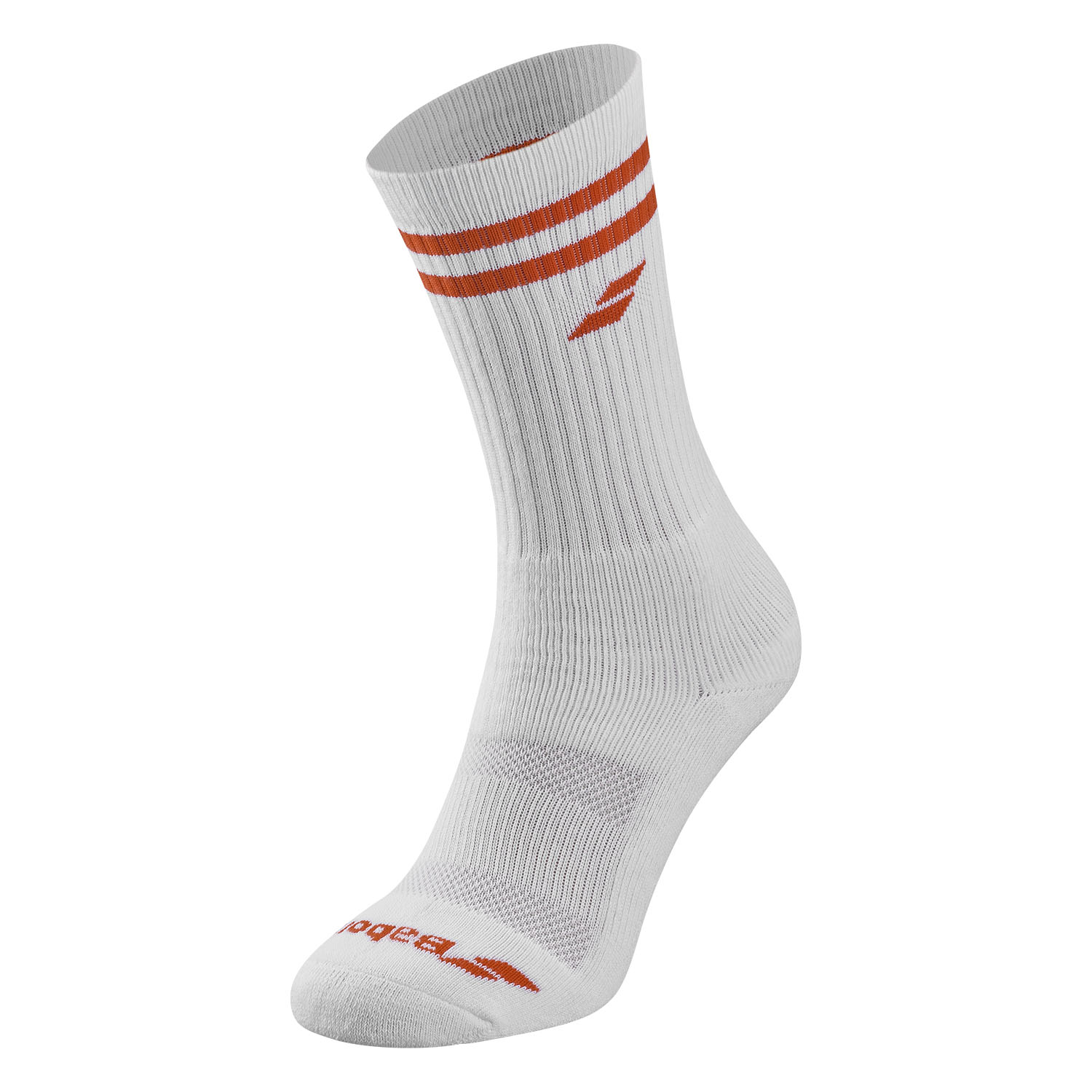Babolat Team Logo Calcetines - White/Cherry Tomato