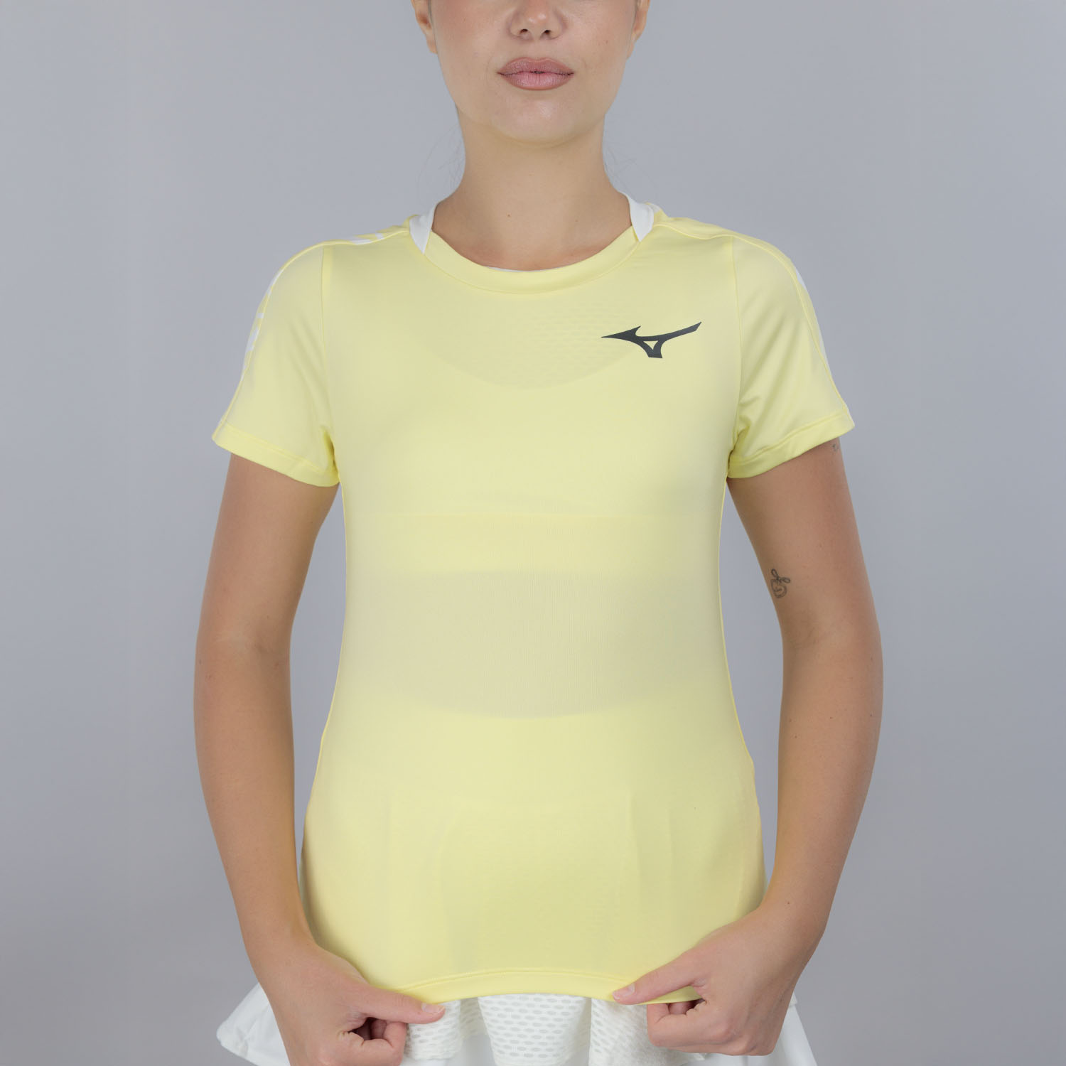 Mizuno Daybreakers Printed Camiseta - Lemon Tonic