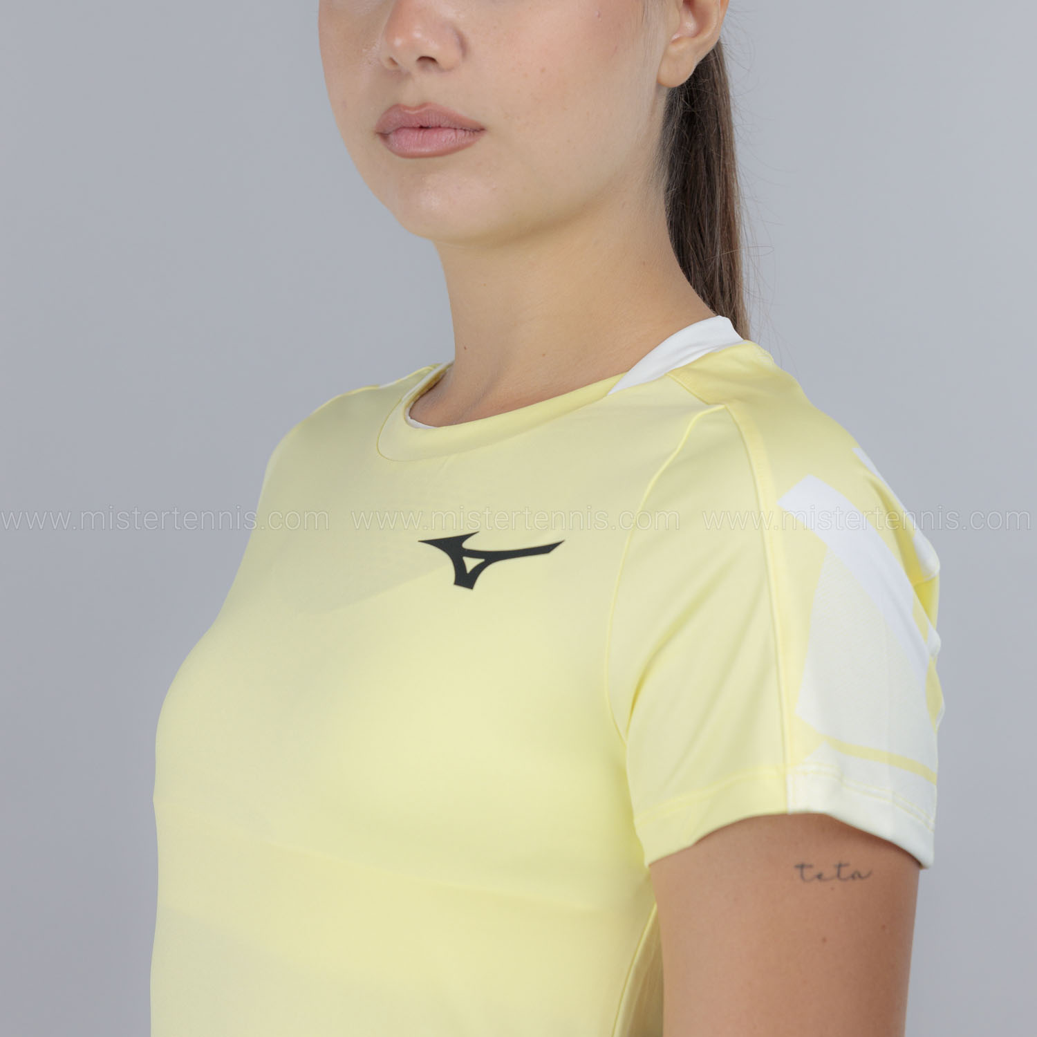 Mizuno Daybreakers Printed Camiseta - Lemon Tonic