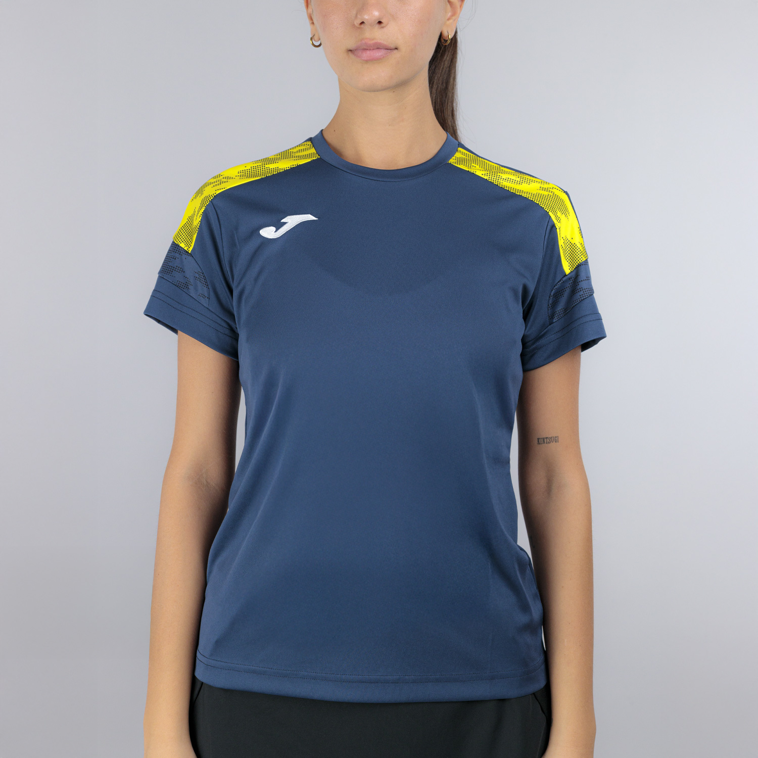 Joma Championship VIII Camiseta - Dark Navy/Yellow