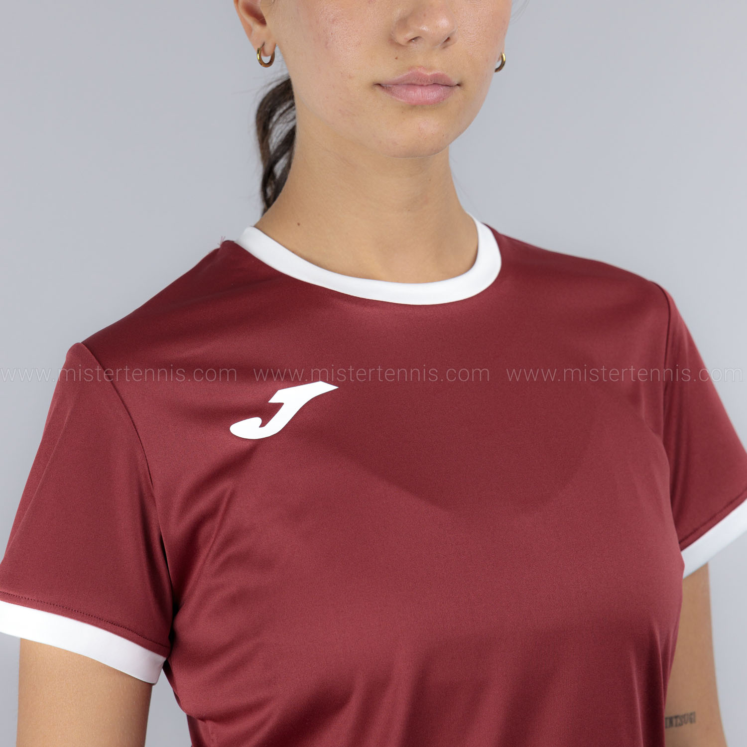 Joma Combi Premium Camiseta - Burgundy/White
