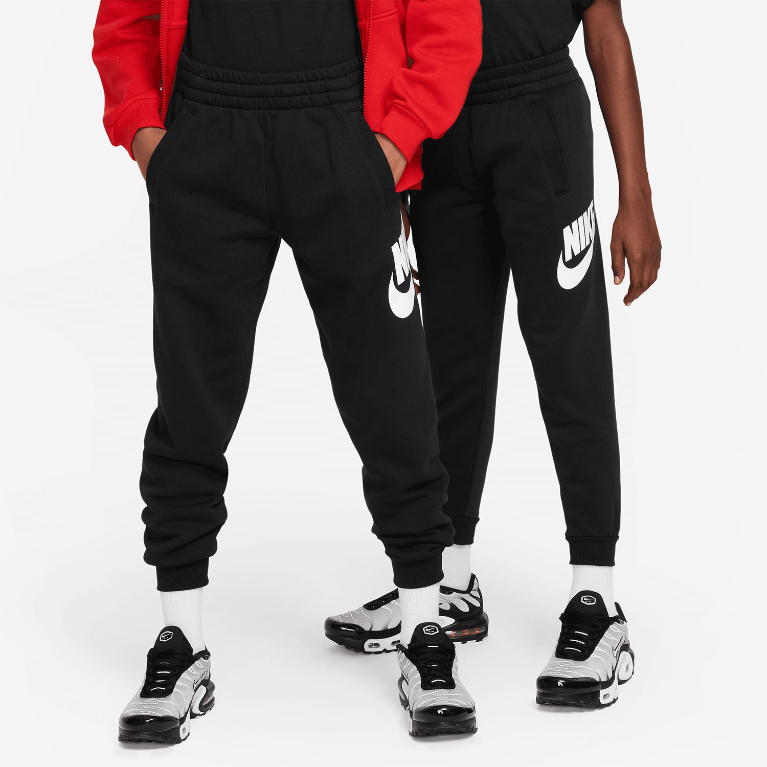 Nike Club Logo Pantalones Niños - Black/White
