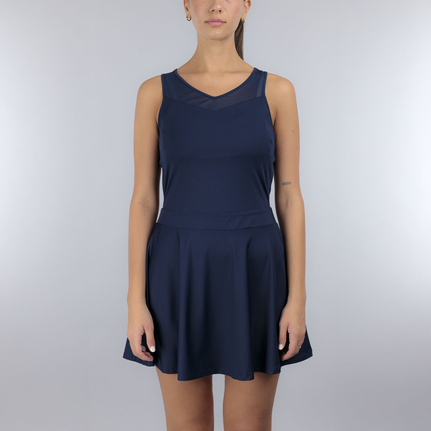 Fila Franja Vestido - Navy