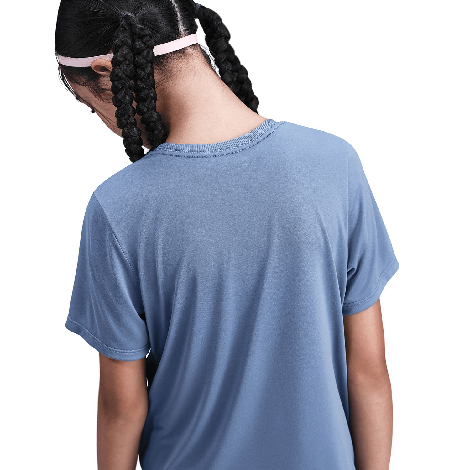Nike Dri-FIT One T-Shirt Girl - World Indigo/White