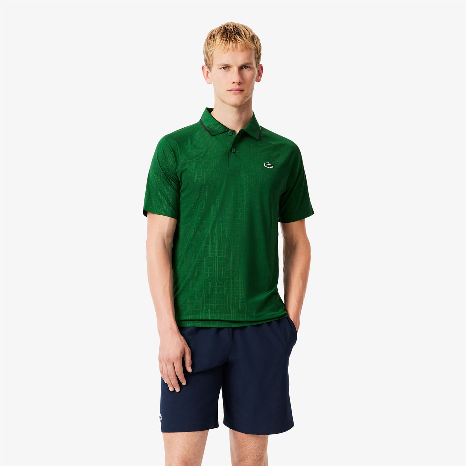 Lacoste X Novak Djokovic 9in Shorts - Bleu Marine