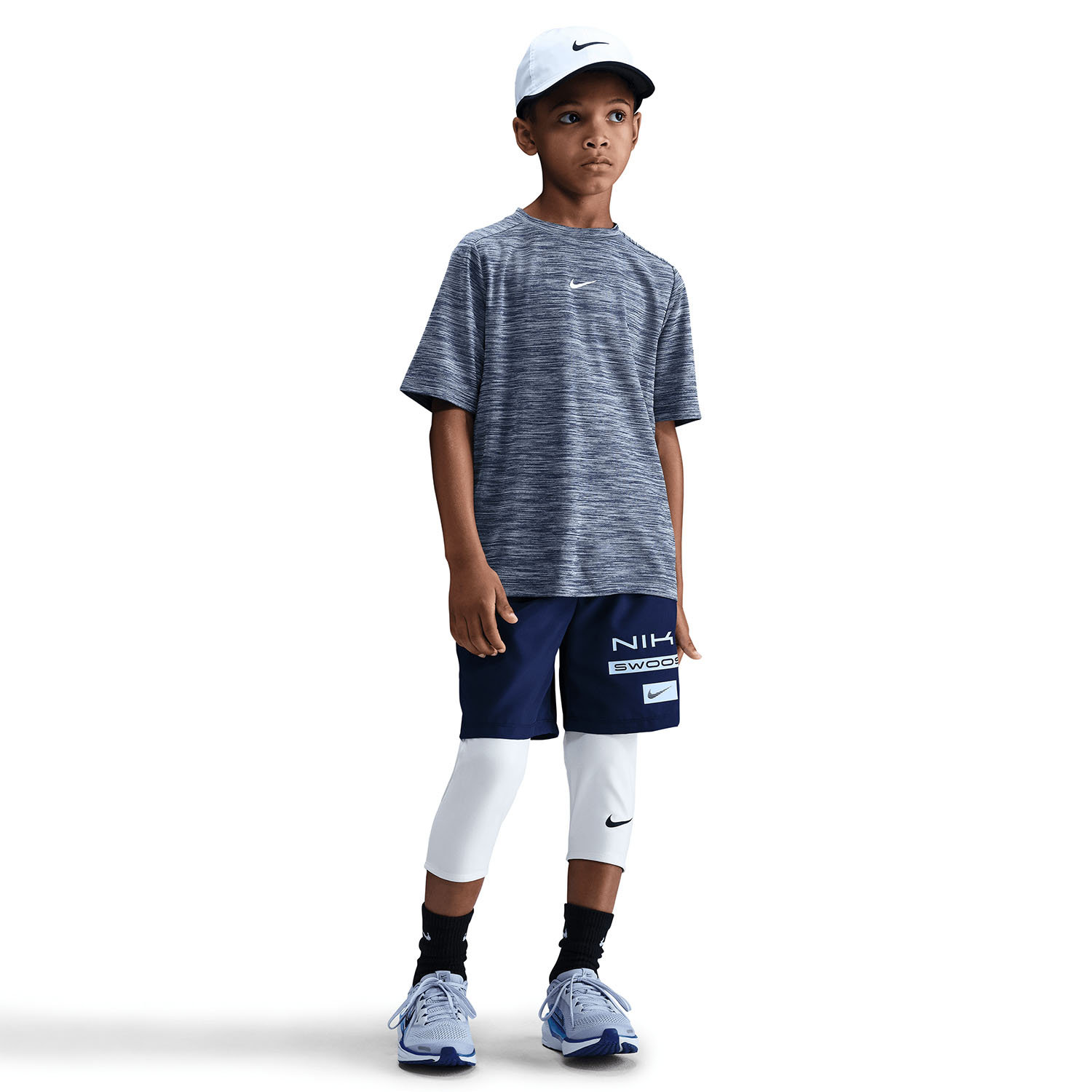 Nike Multi Maglietta Bambino - Midnight Navy/Pure/White