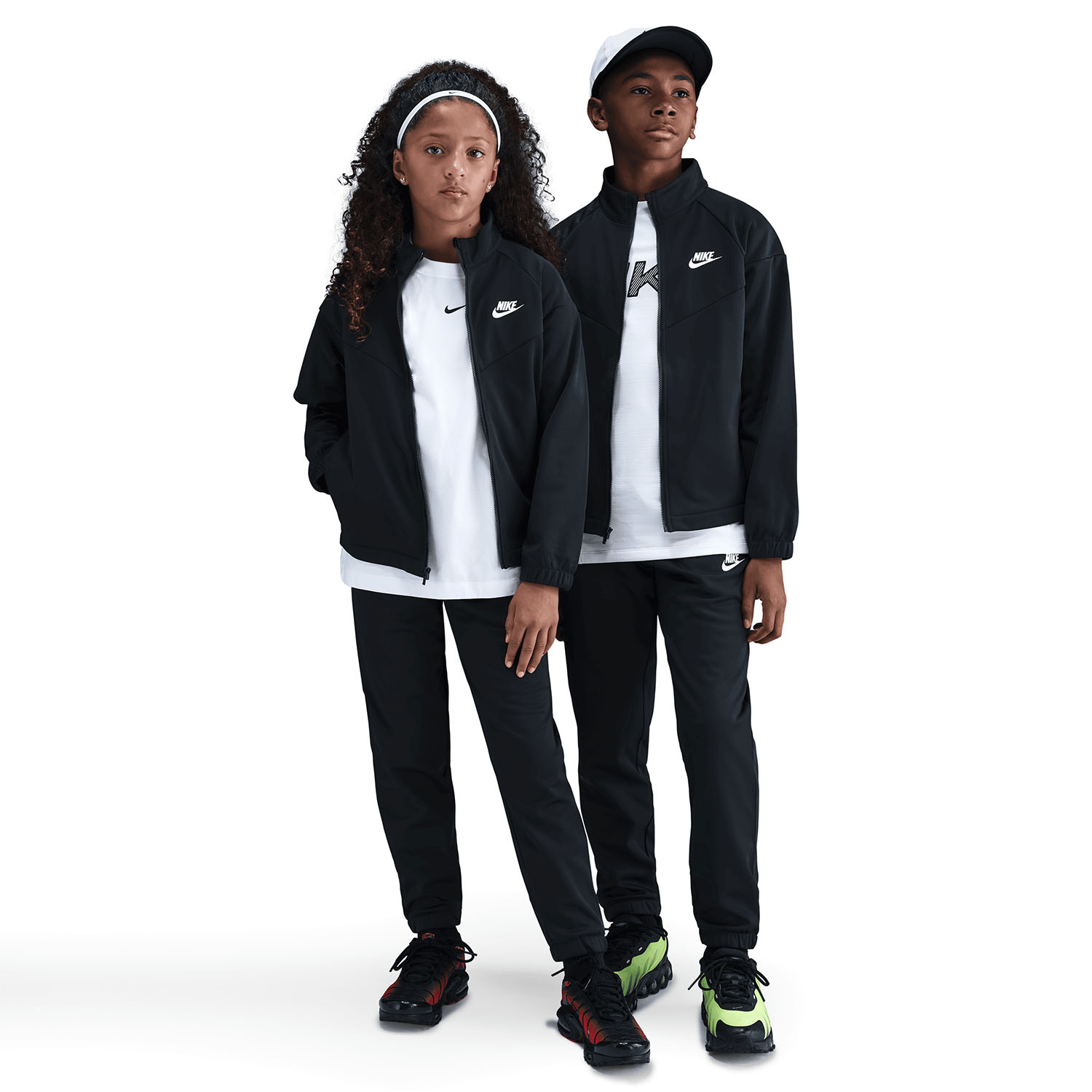 Nike Dri-FIT Chándal Niños - Black/White
