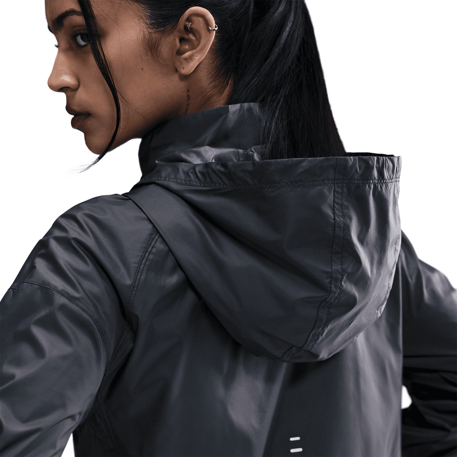 Nike Tempo Repel Chaqueta - Black/Reflective Silver
