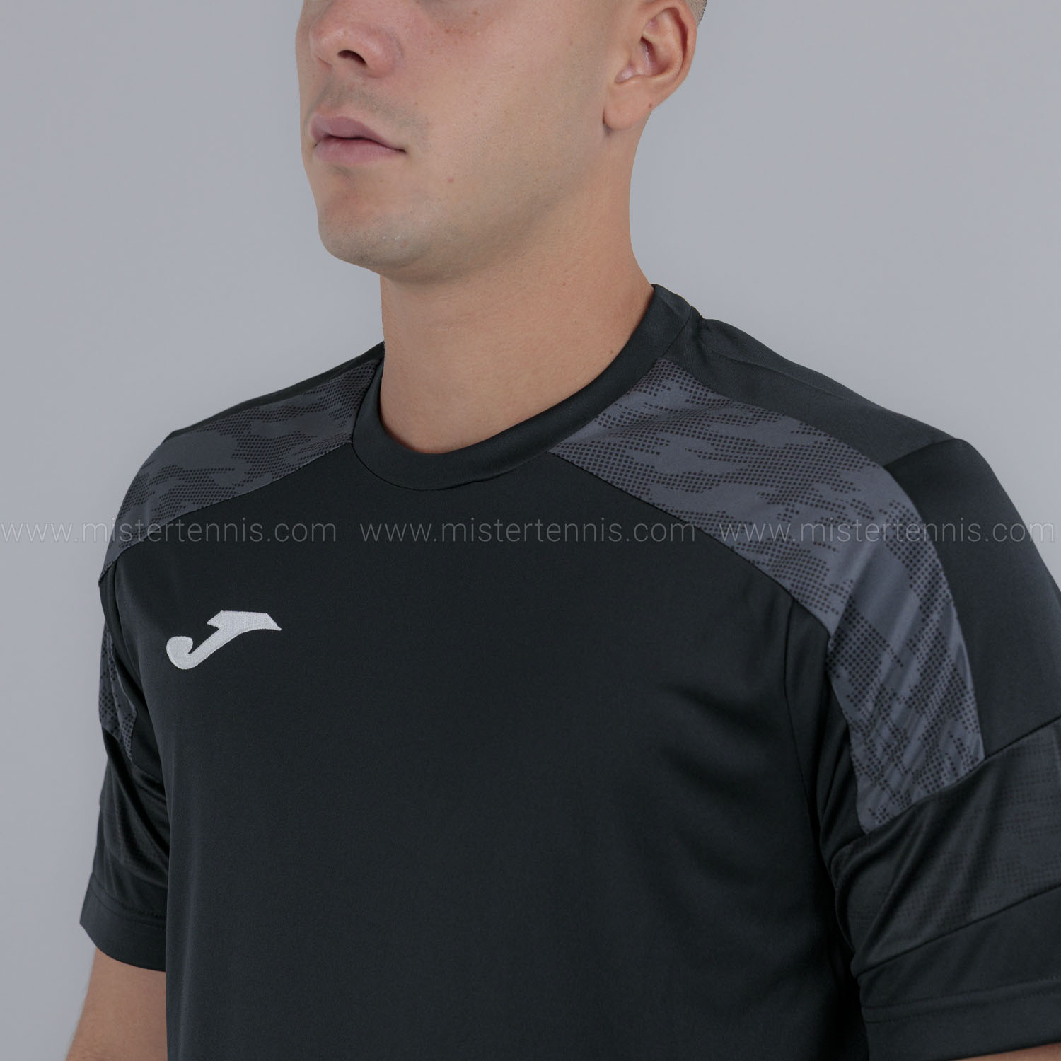 Joma Championship VIII Camiseta - Black/Dark Gray