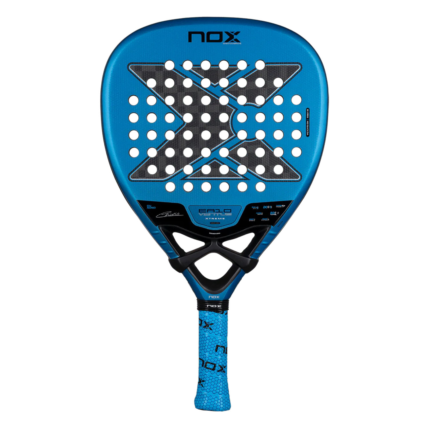 NOX EA10 Ventus Attack 12K XTREME Padel - Blue/Black