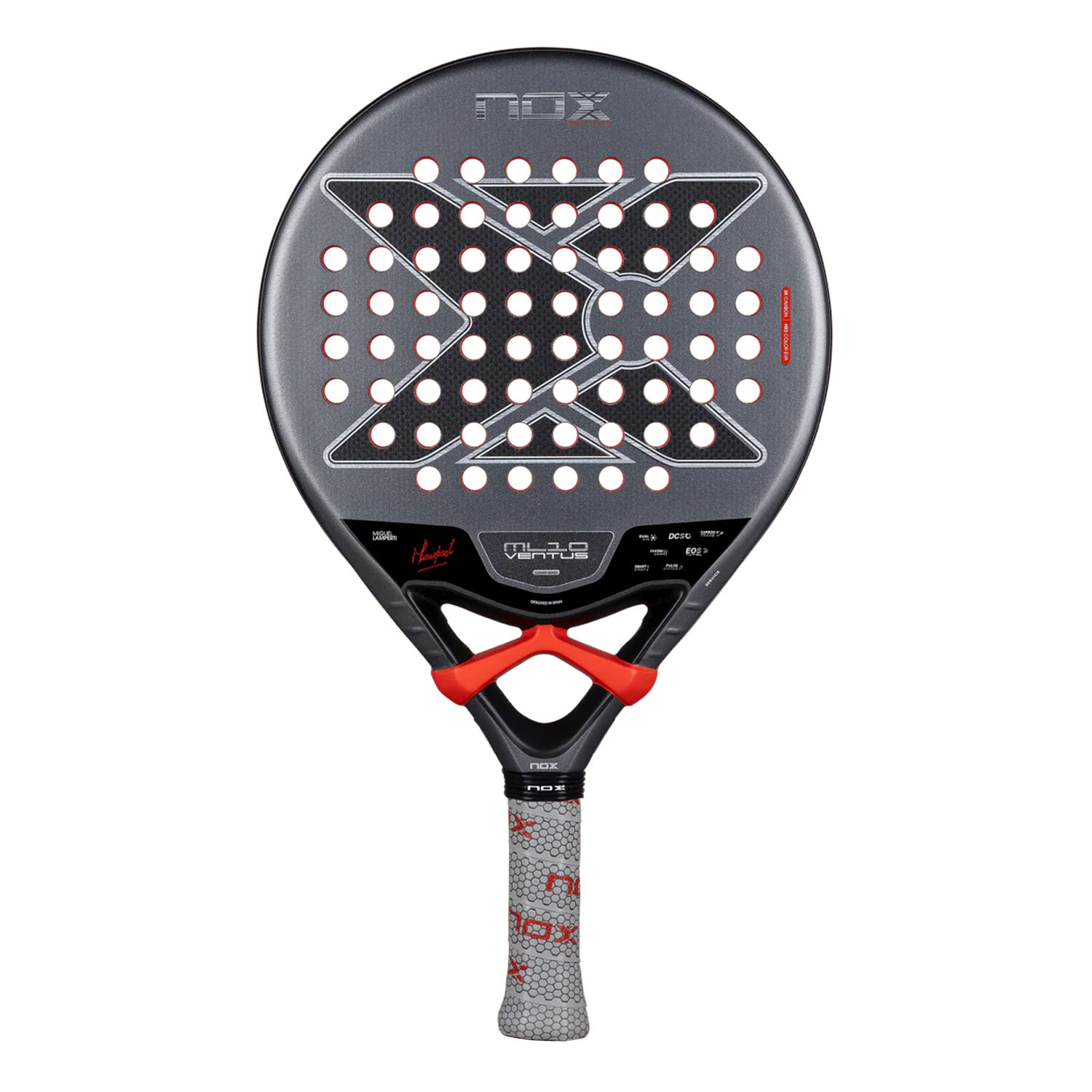 NOX ML10 Ventus Control 3K Padel - Anthracite/Orange