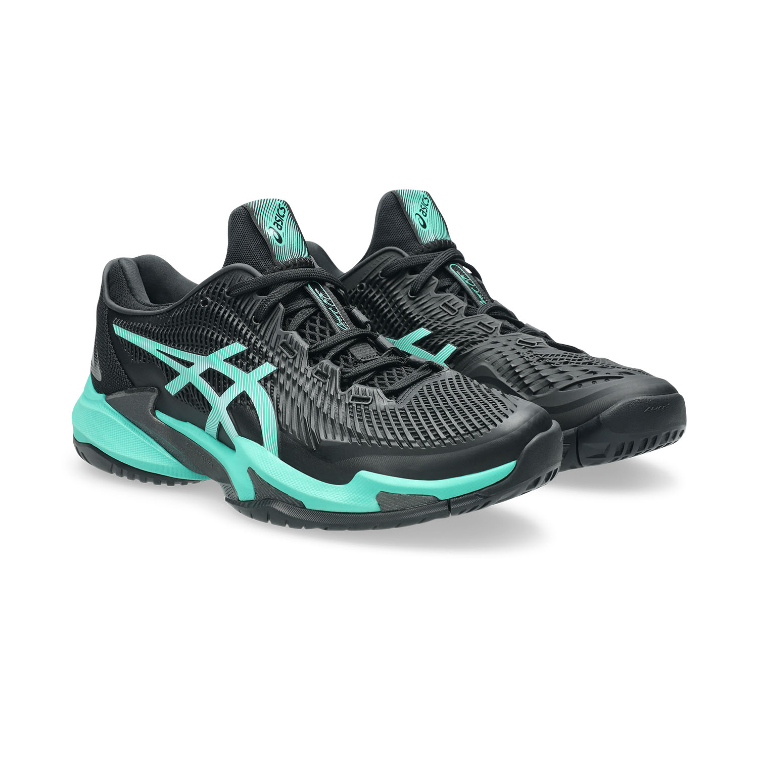 ASICS Court FF 3 - Black/Aurora Green