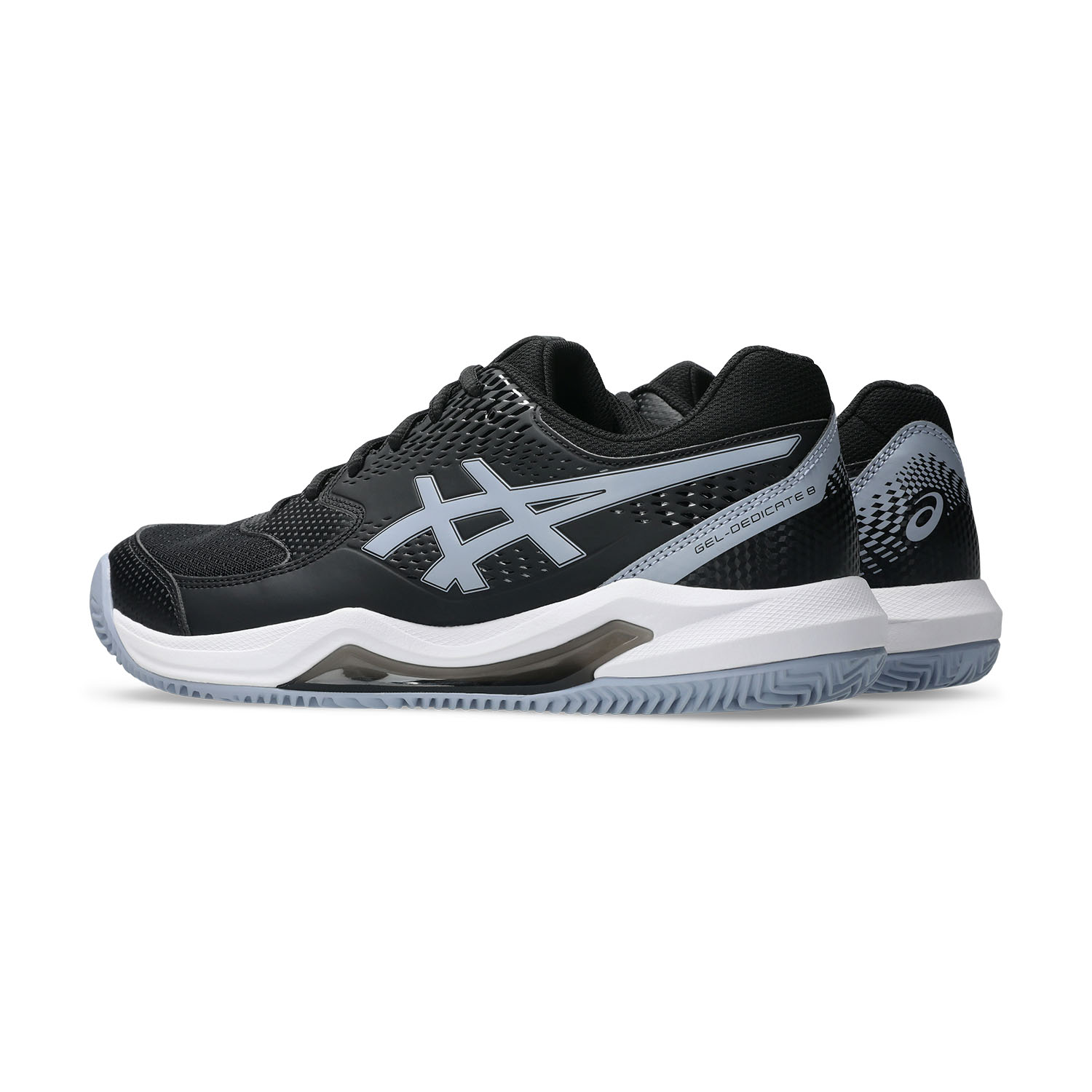 ASICS Gel Dedicate 8 Clay - Black/Grey Blue