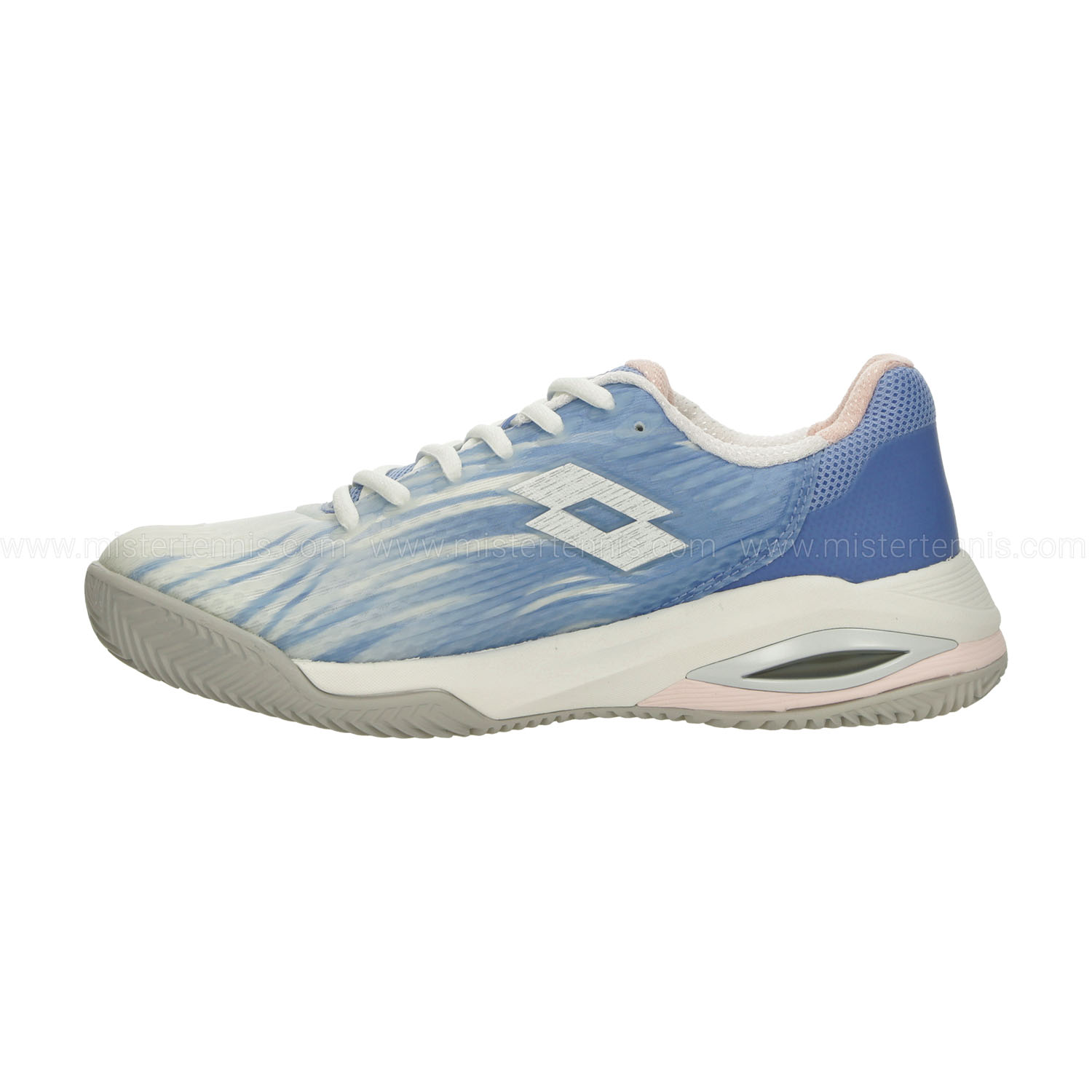 Lotto Mirage 200 II PRT Clay - Serenity Blue/All White/Perfume Rose