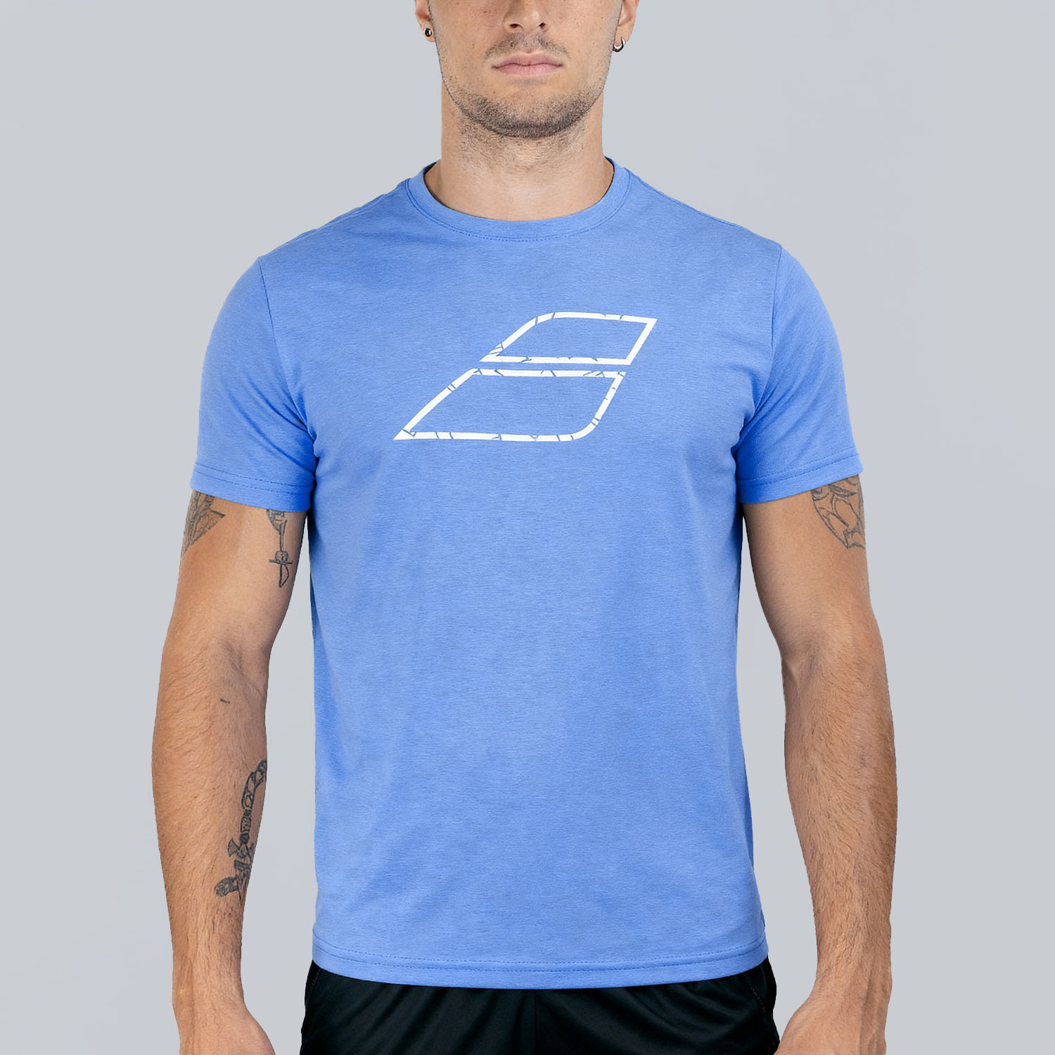 Babolat Exercise Message Tee Camiseta - Malibu Blue