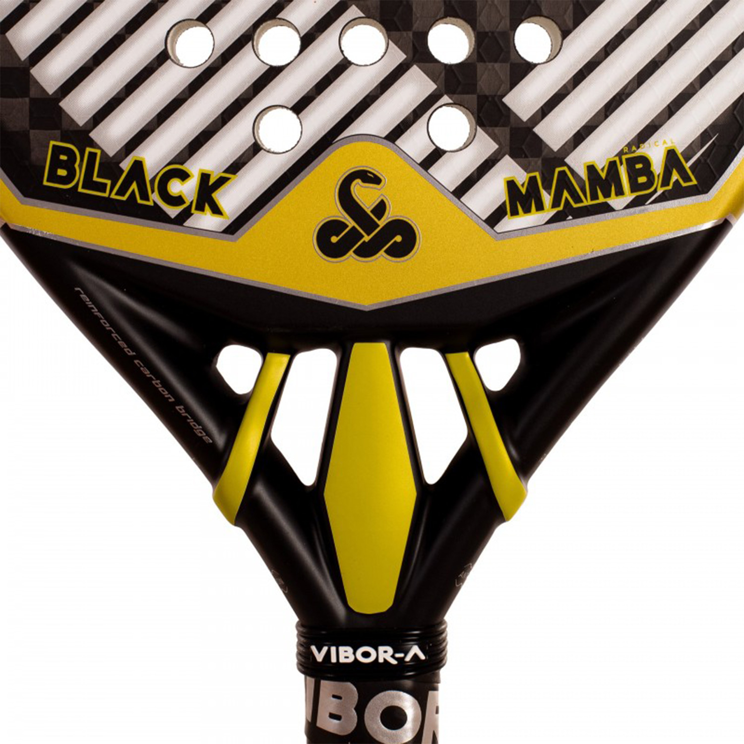 Vibor-A Black Mamba Radical 12K 3.0 Padel - Black/Yellow