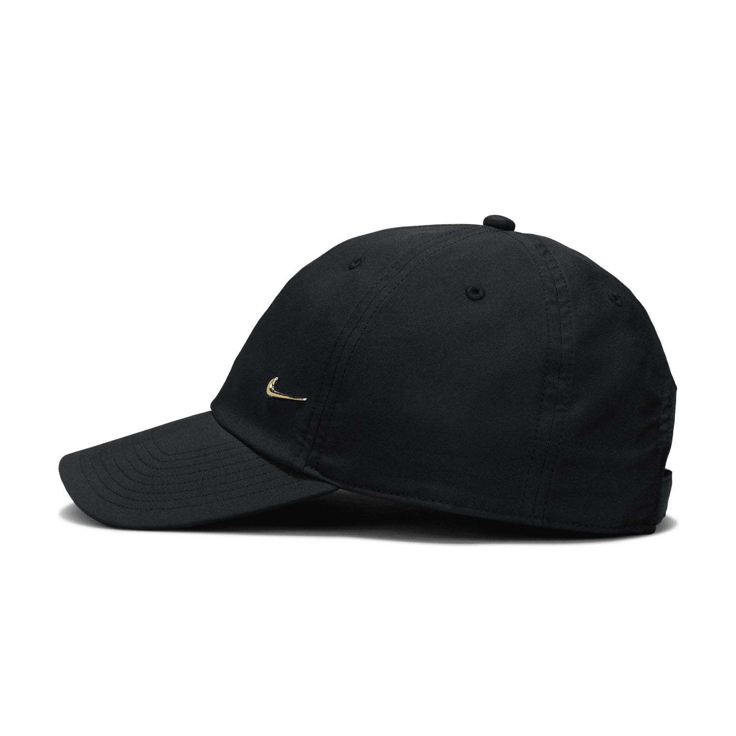 Nike Dri-FIT Club Cappello - Black/Metallic Gold