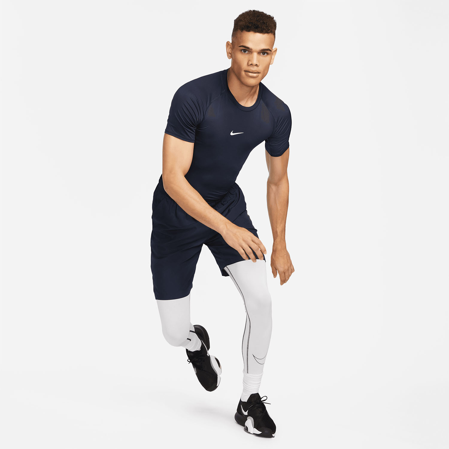 Nike Pro Camiseta - Obsidian/White