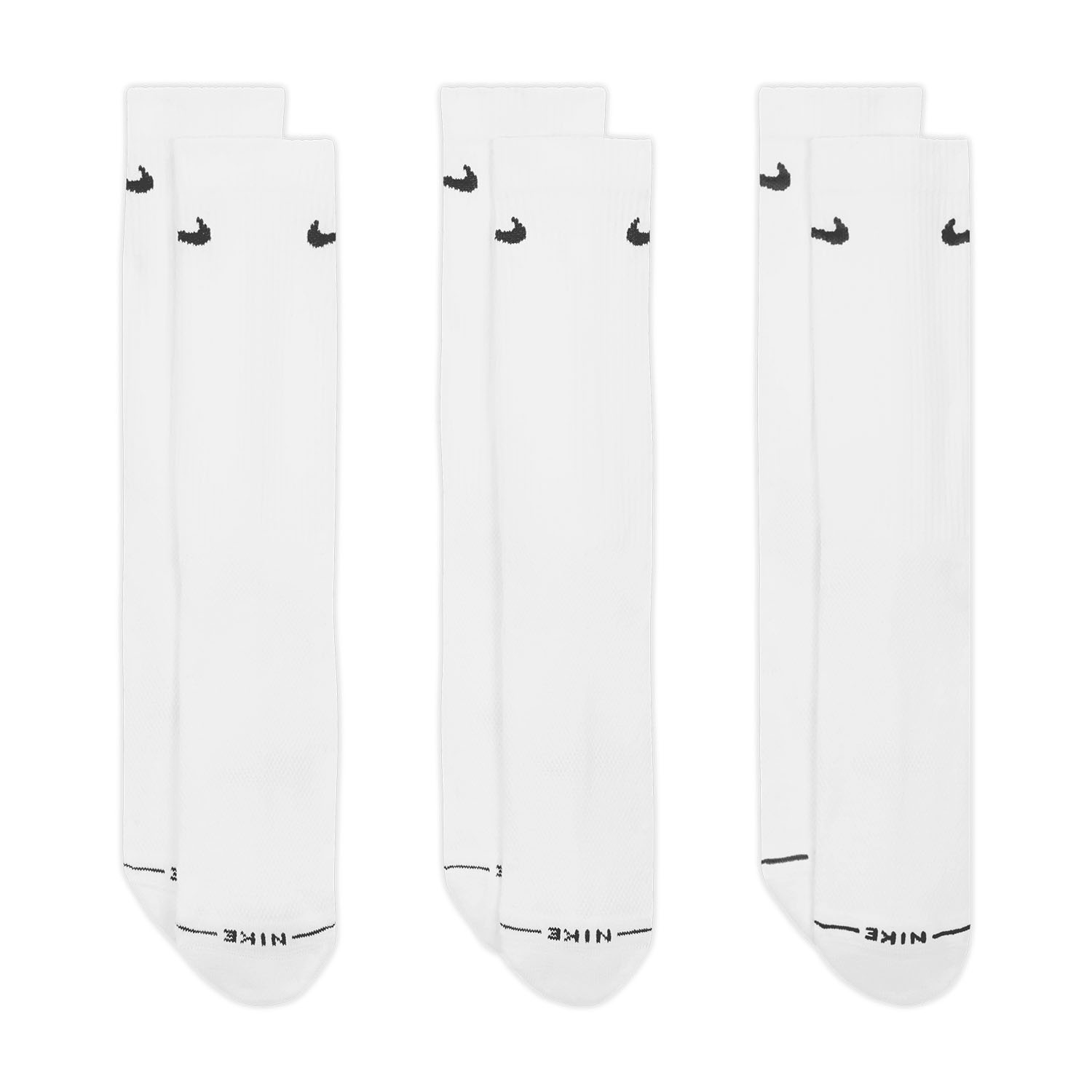 Nike Everyday Elevated x 3 Calze - White