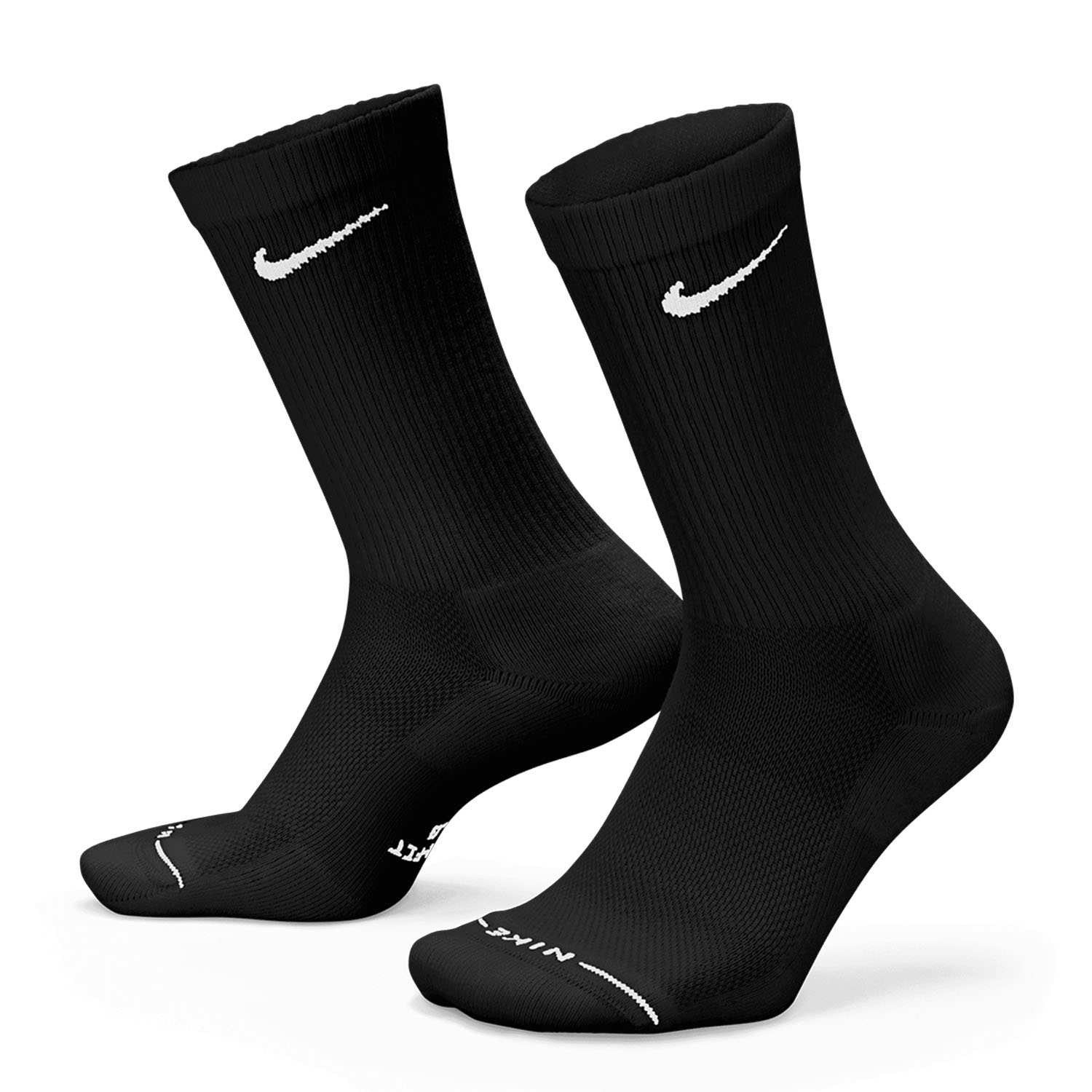 Nike Everyday Elevated x 3 Calze - Black