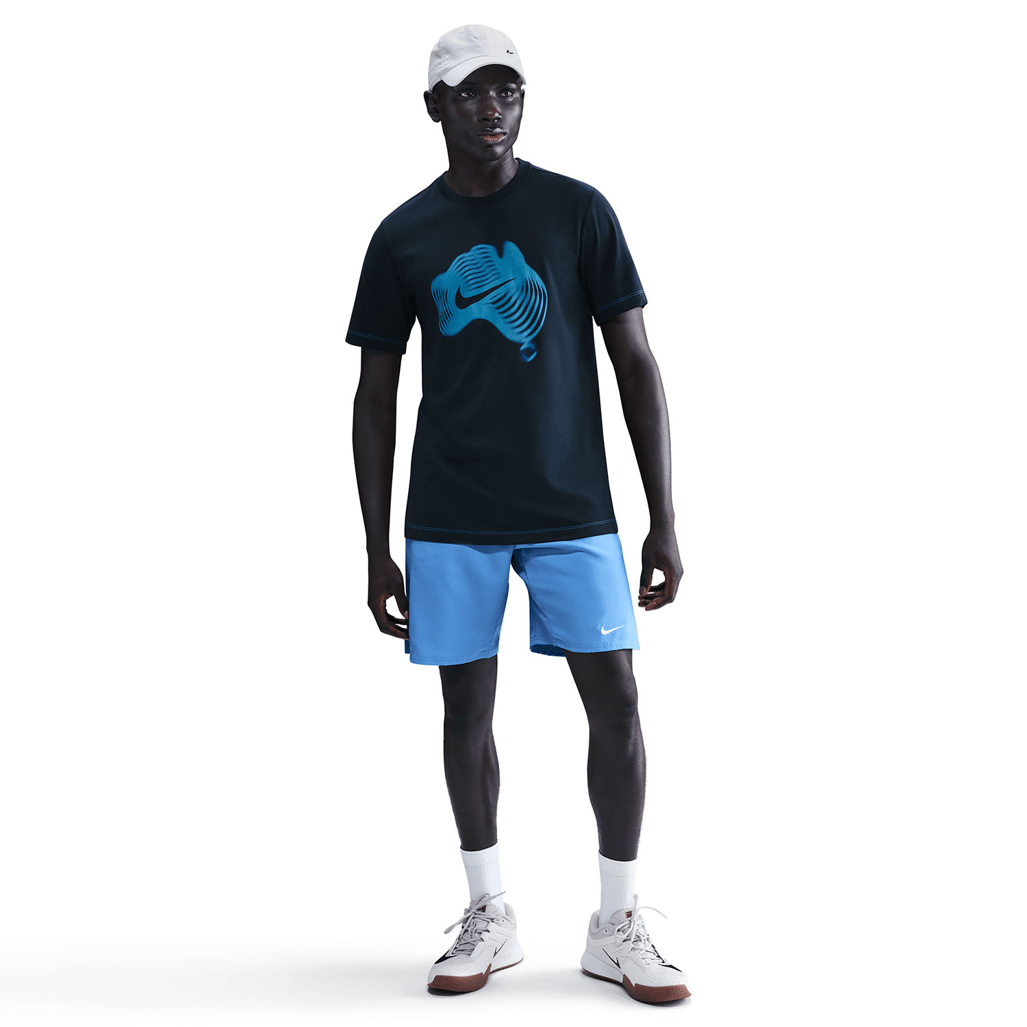 Nike Court Dri-FIT Maglietta - Dark Obsidian/Photo Blue