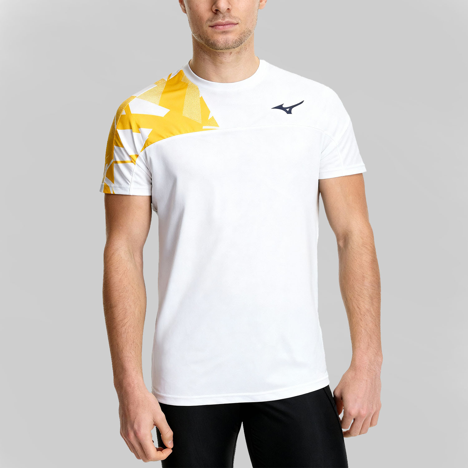 Mizuno Daybreakers Shadow Camiseta - White/Citrus