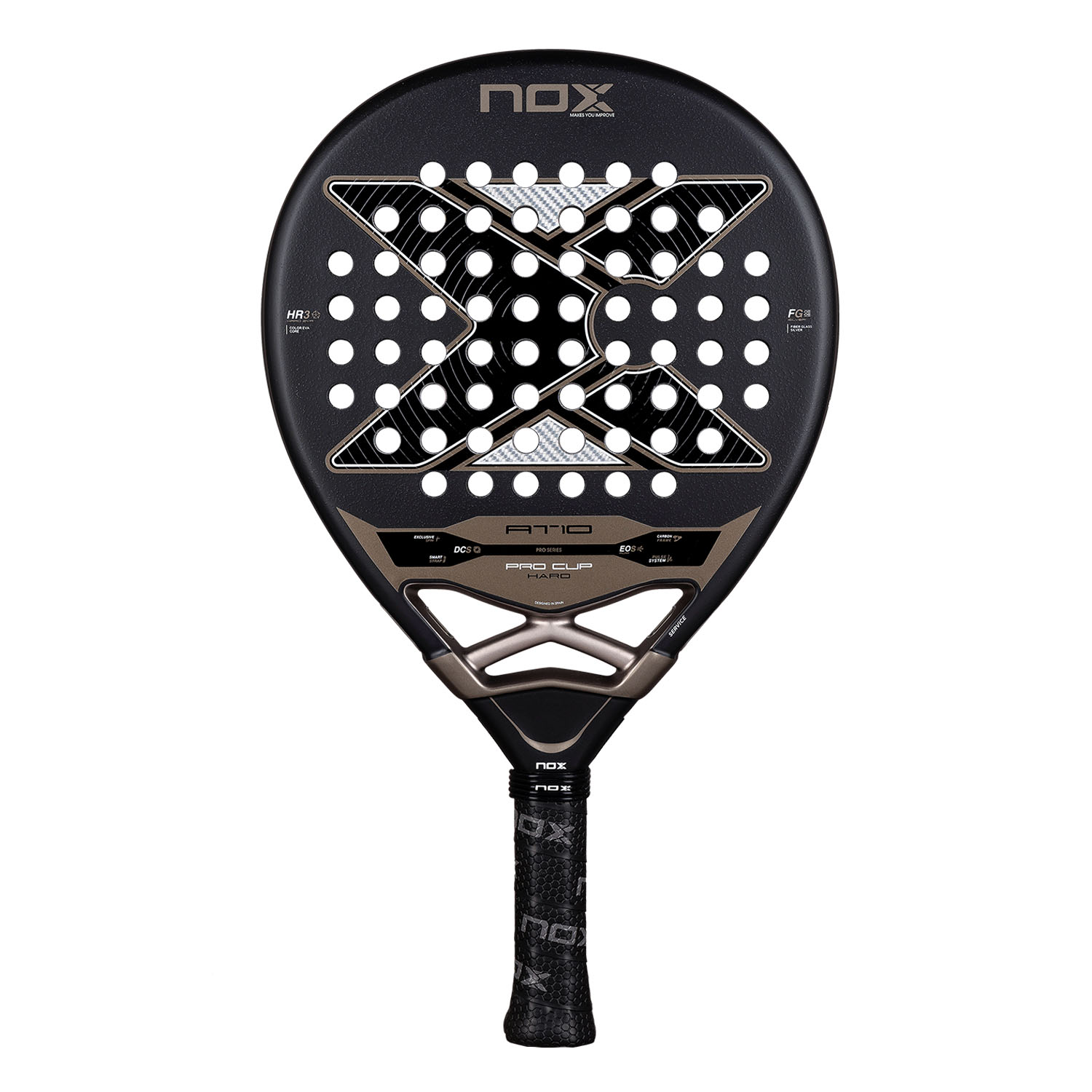 NOX AT10 Pro Cup Hard Padel - Black/Olive